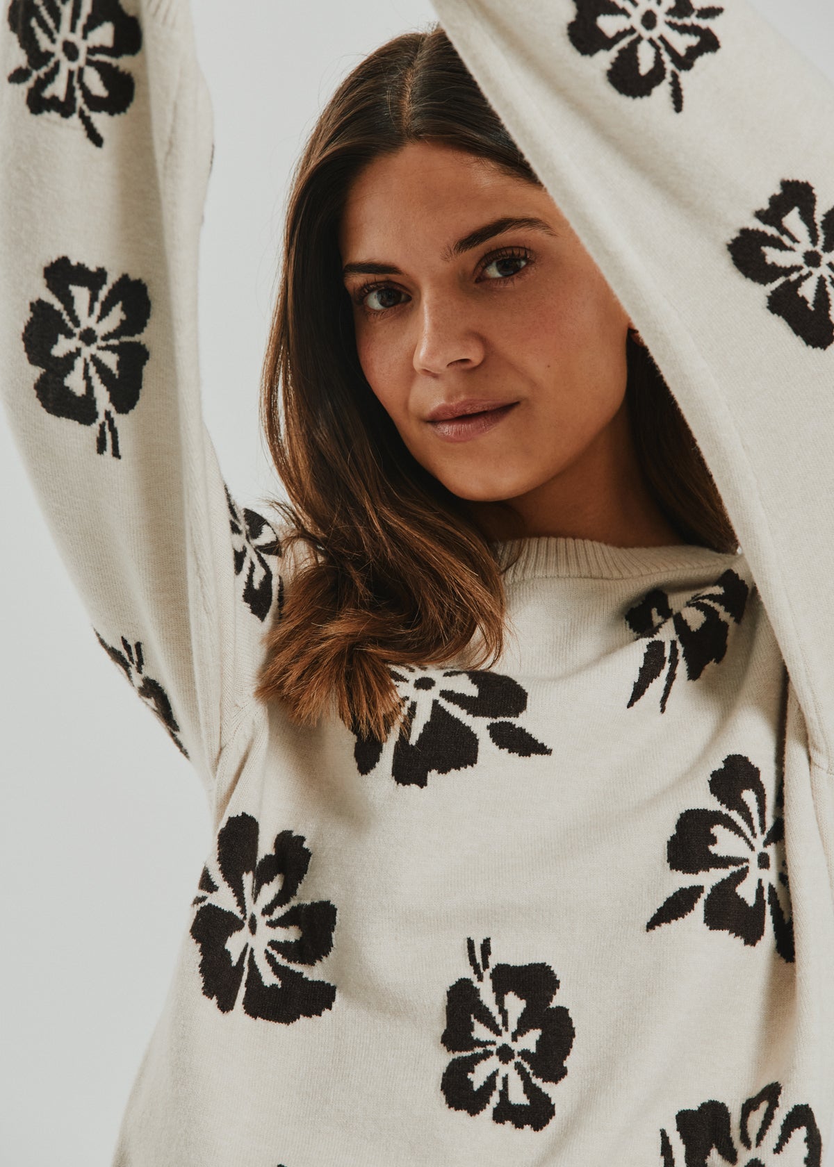 Fqalpi-Pullover Beige