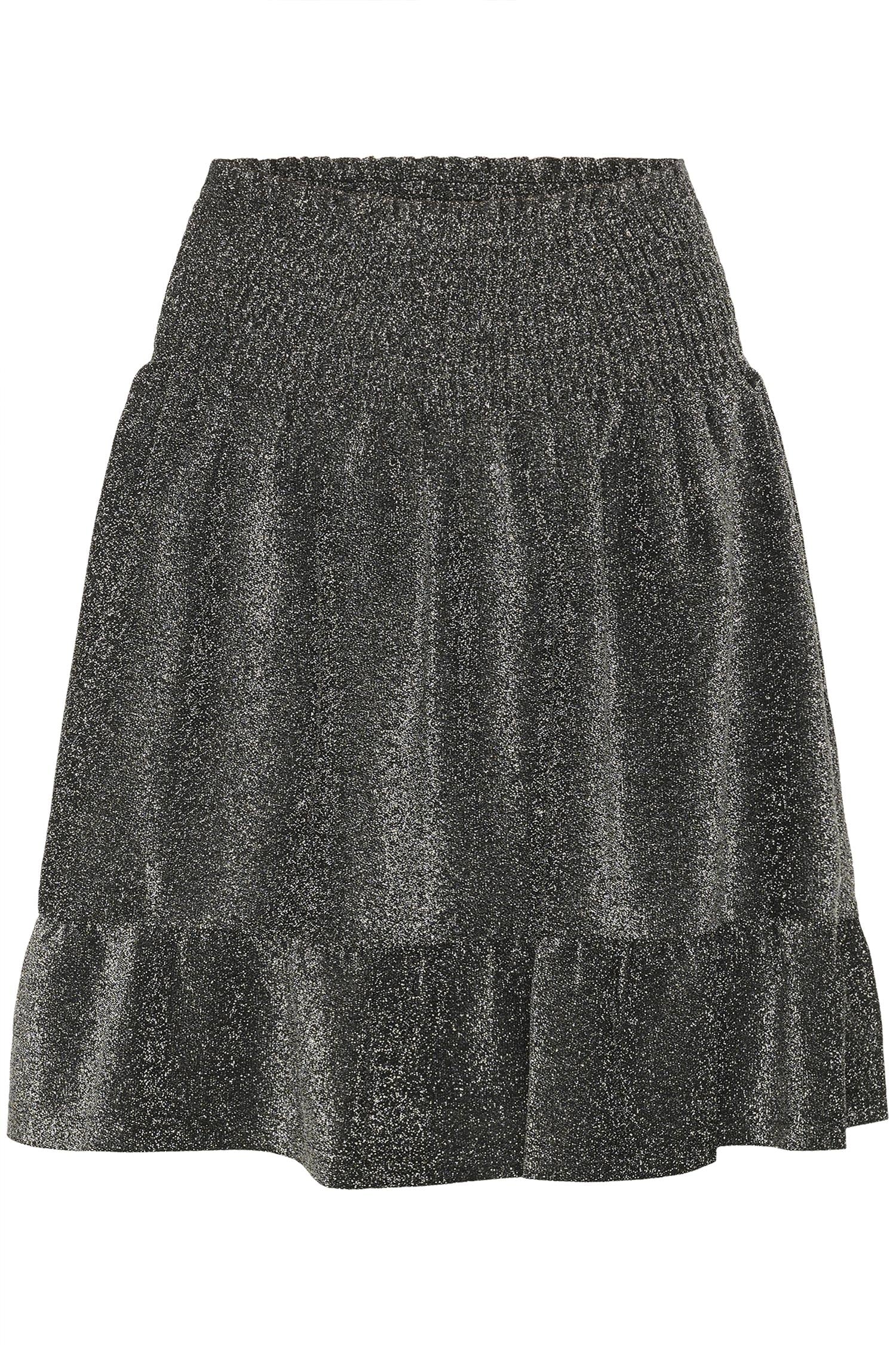 Karita Skirt Silver Metallic Glitter