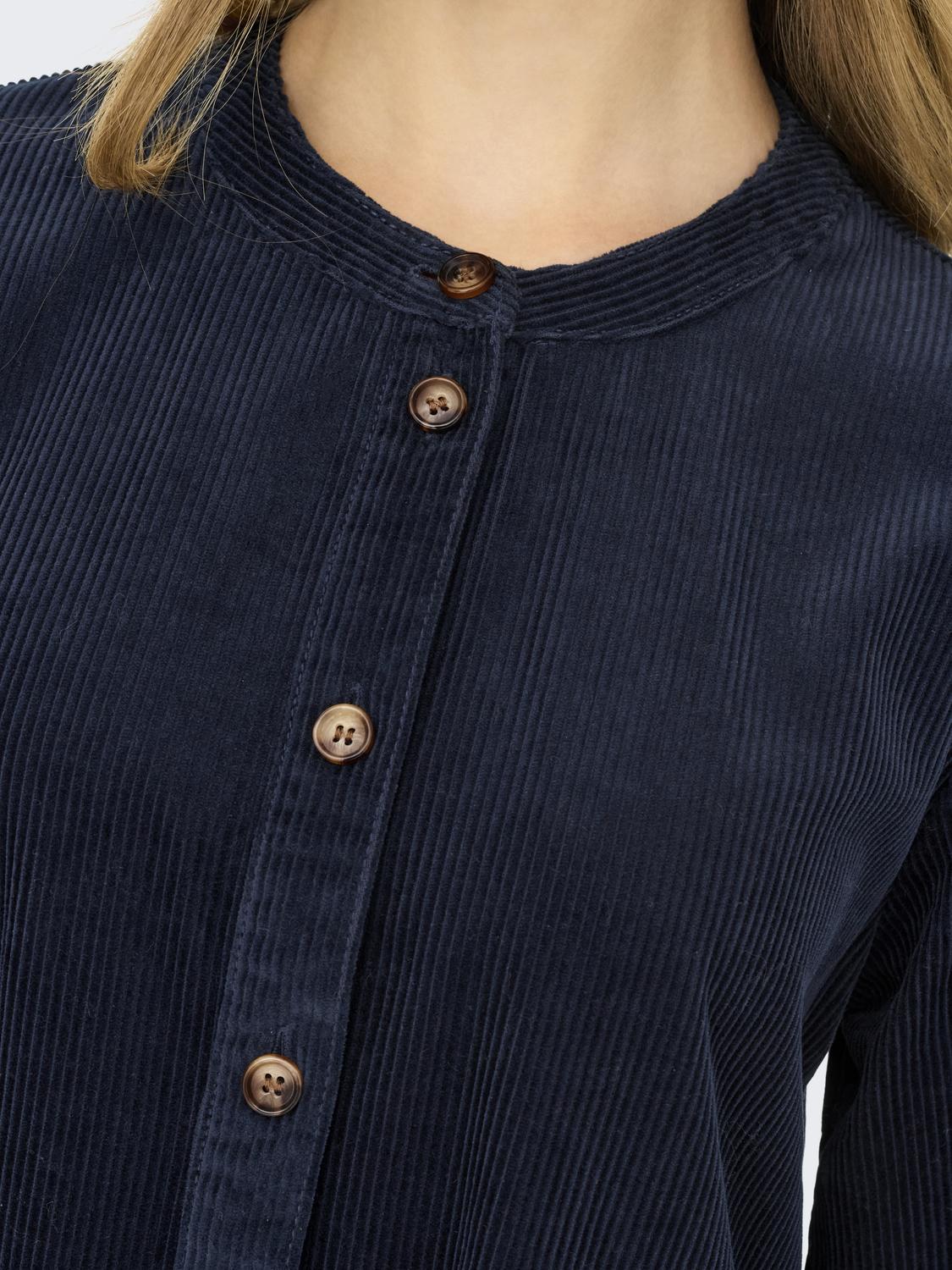Jdyshiraz L/s Dress Wvn Dia Mørkeblå
