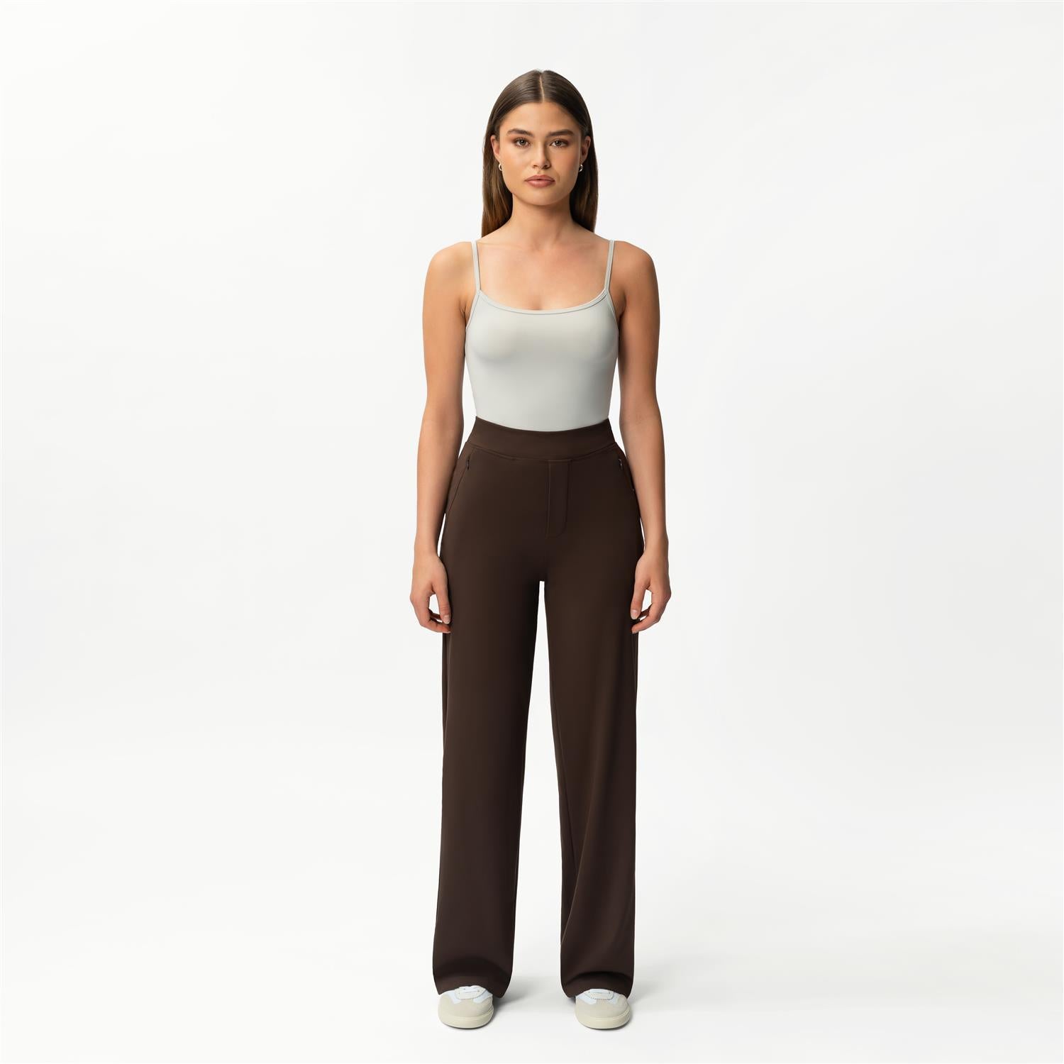 Asana Relaxed Straight Pant Brun