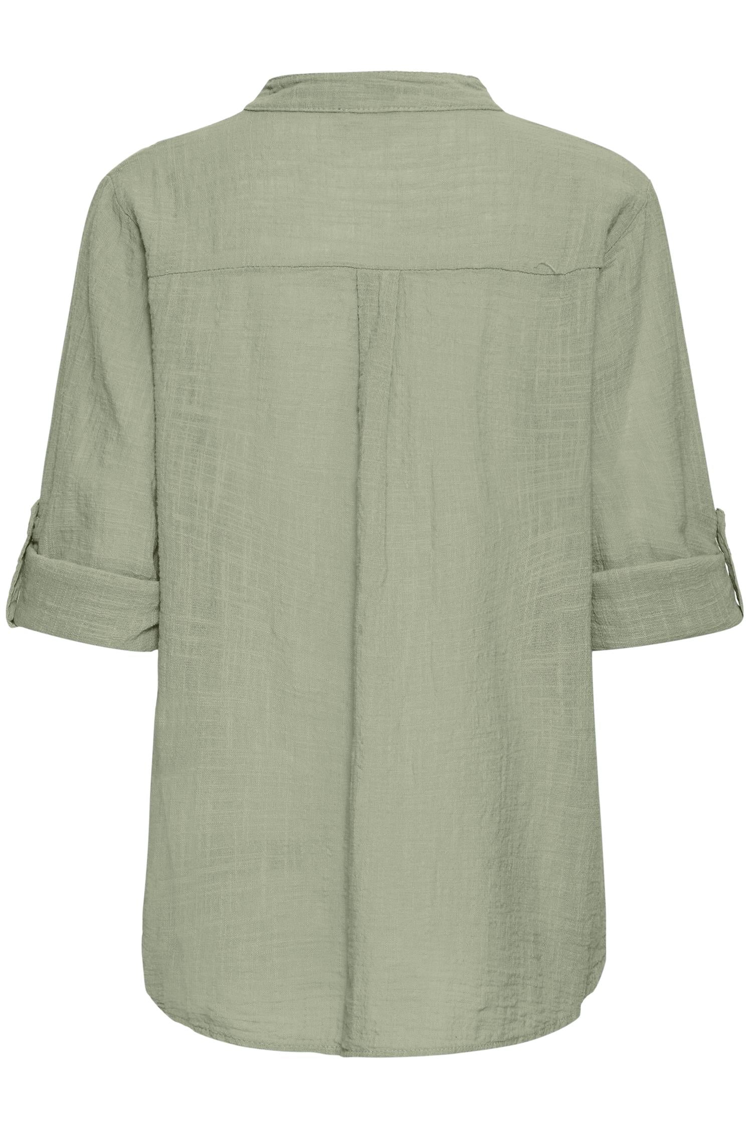 SBALEXA SOLID BLOUSE 2 Grønn