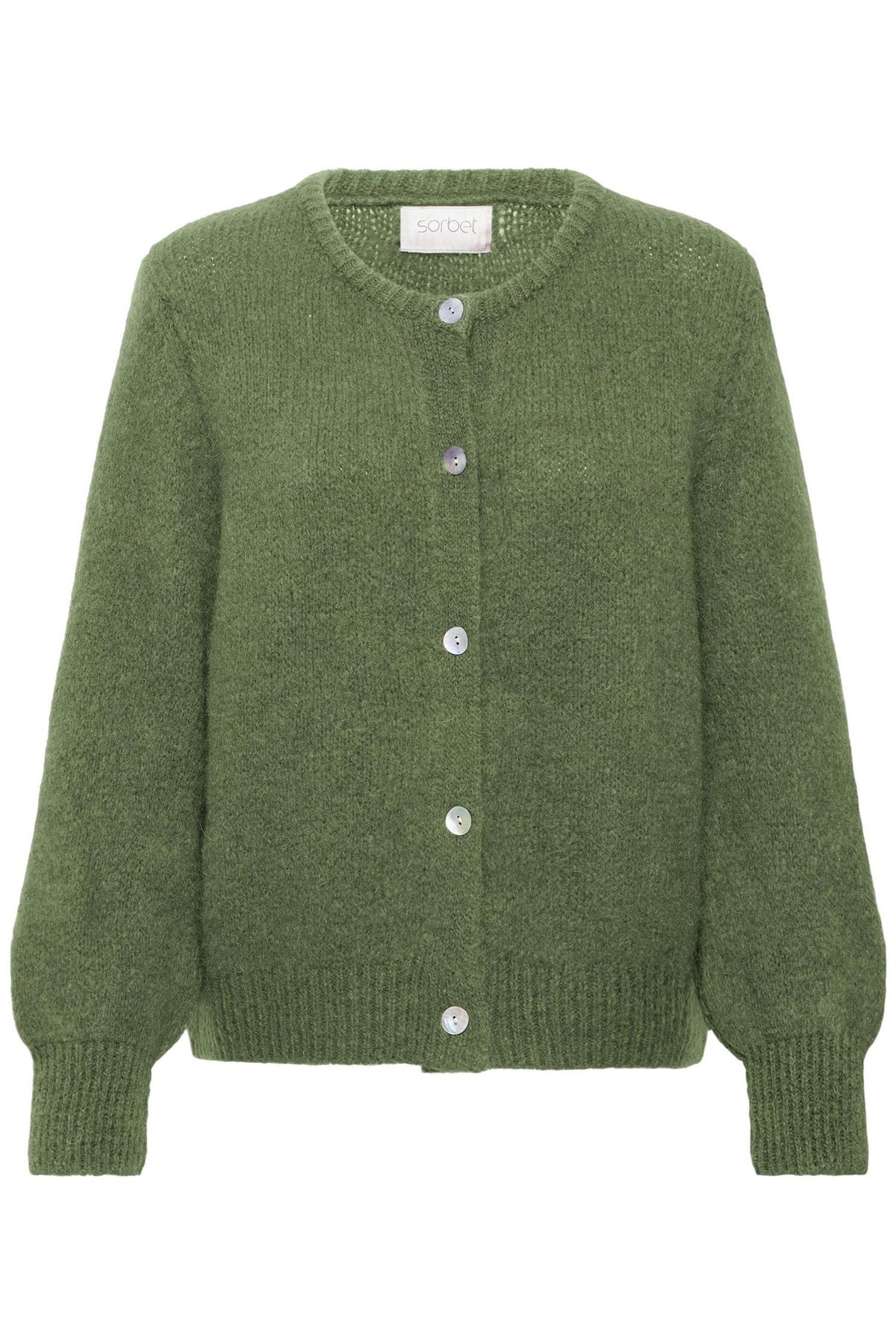 Sbgulvig Knit Cardigan Grønn