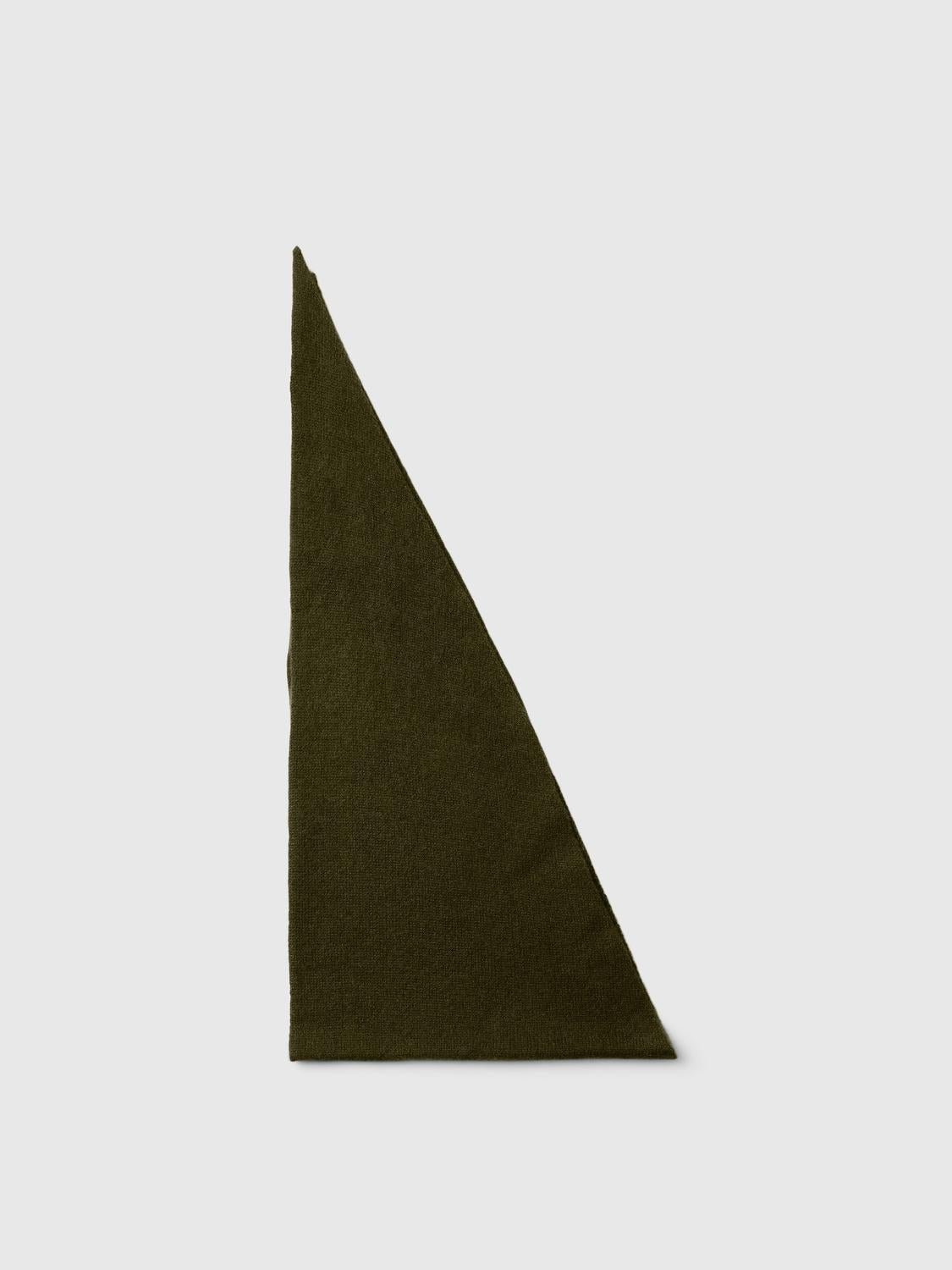 Slfmaria Narrow Cashmere Scarf Mørkegrønn