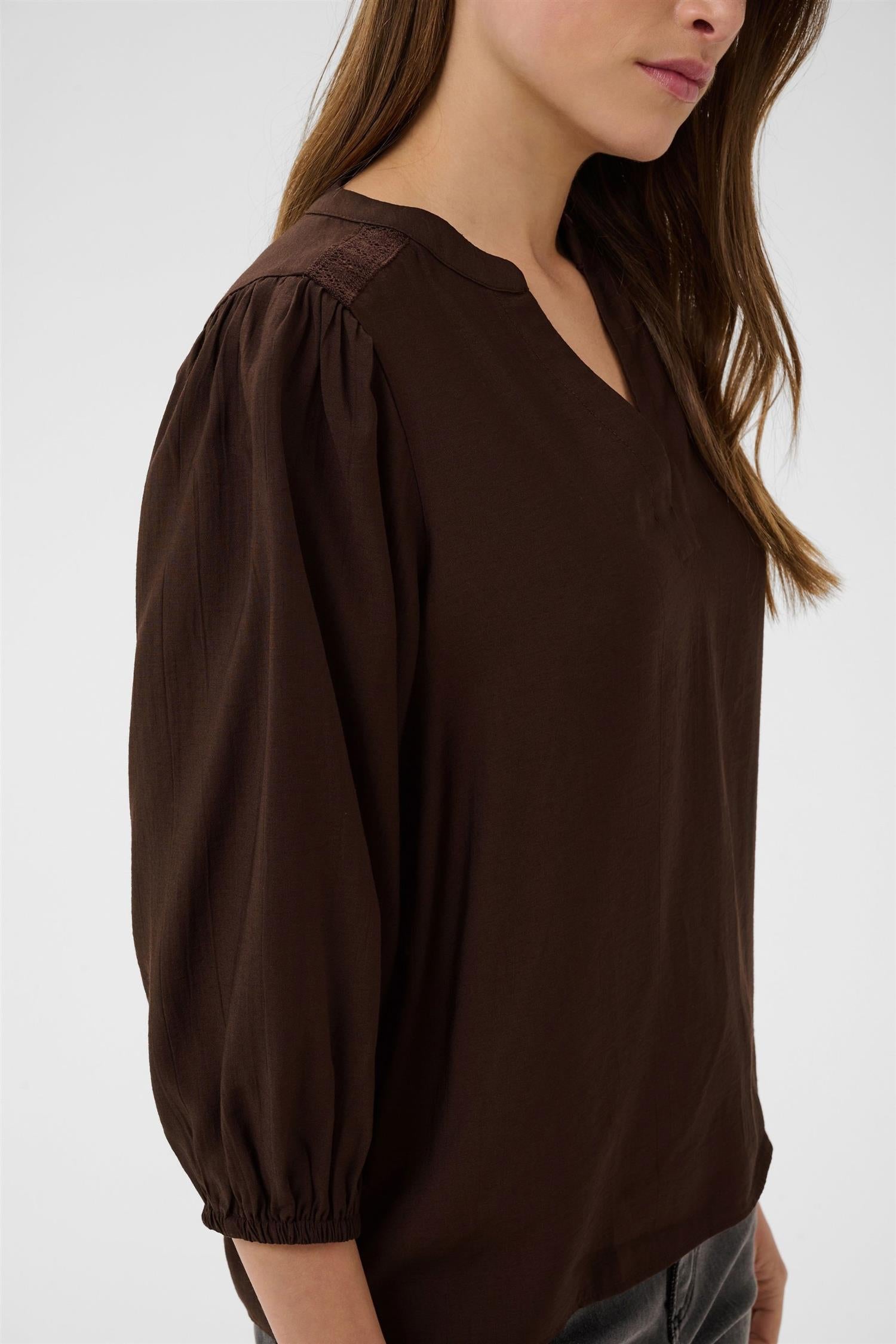 Kaalberta Blouse Brun