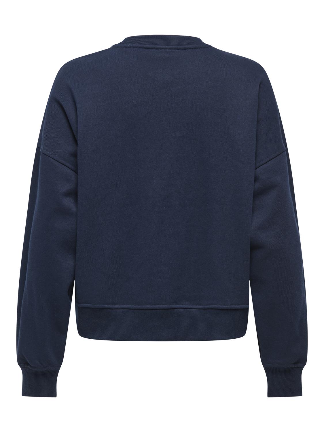 Onldaze L/s Crew Neck Swt Noos Mørkeblå