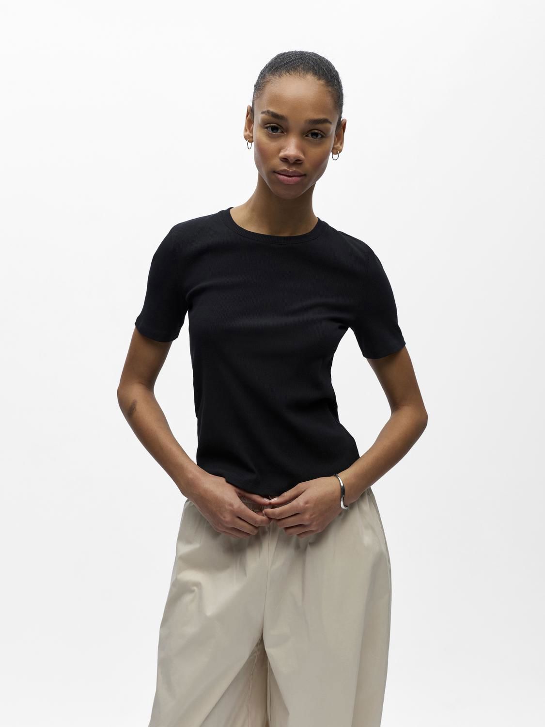 Objmoli S/s Sli T-Shirt Noos Sort