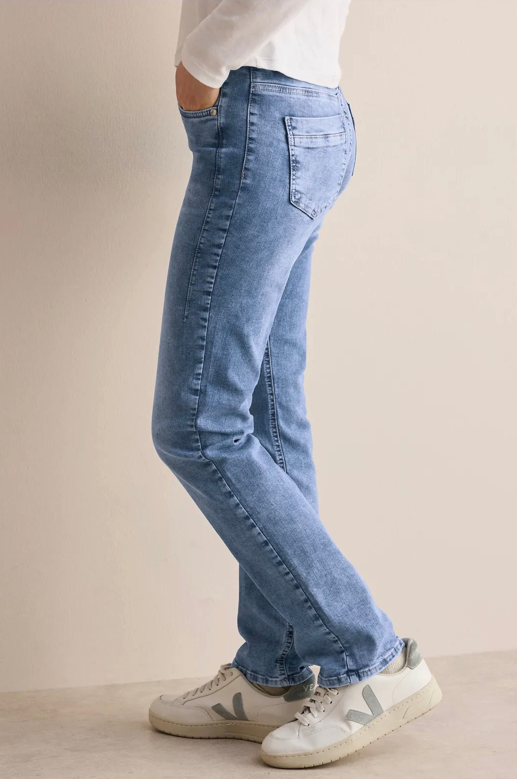 Scarlett straight authen Jeansblå
