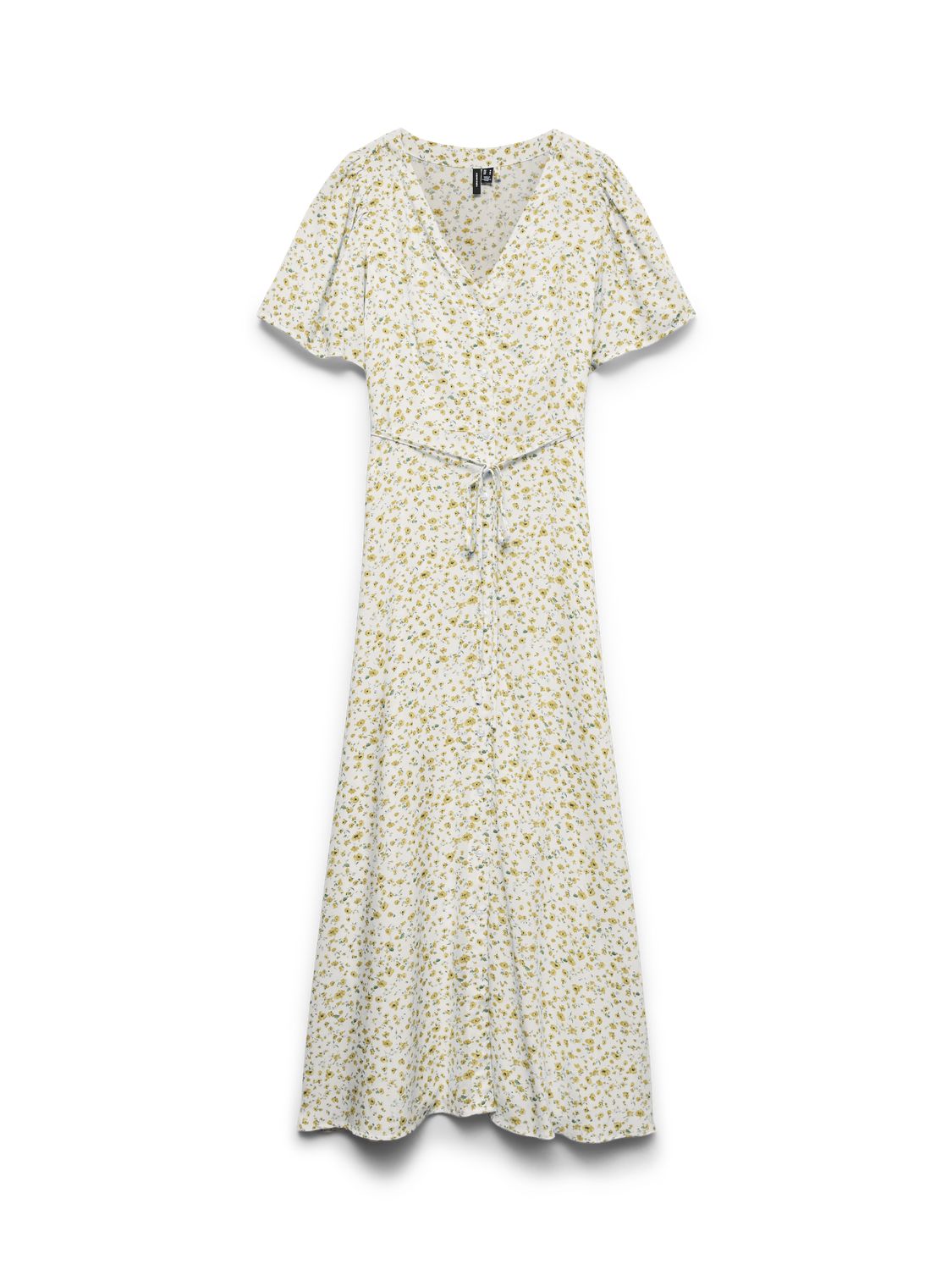 Vmalba Ss Calf Dress Wvn Noos Gul