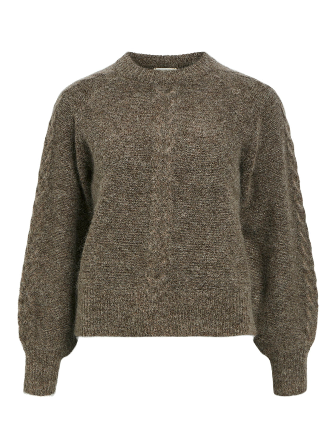 OBJNETE LO KNIT PULLOVER NOOS Grå