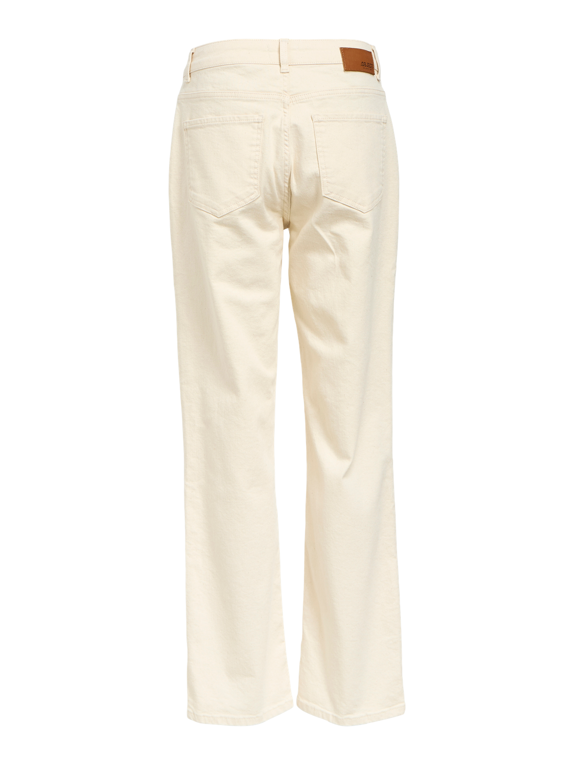 OBJSAVA ELLEN MW STRAIGHT TWL JEANS NOOS Lysegrå