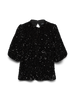 Vmbella 2/4 Highneck Sq Top Jrs Sort