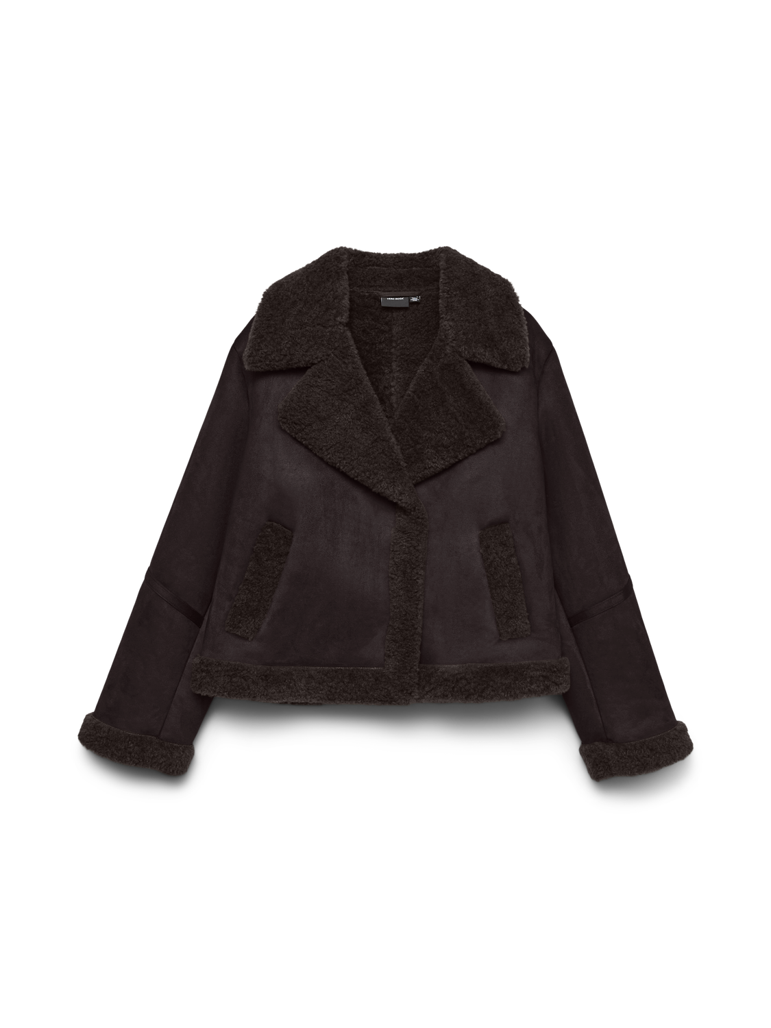 Vmharper Short Jacket Brun