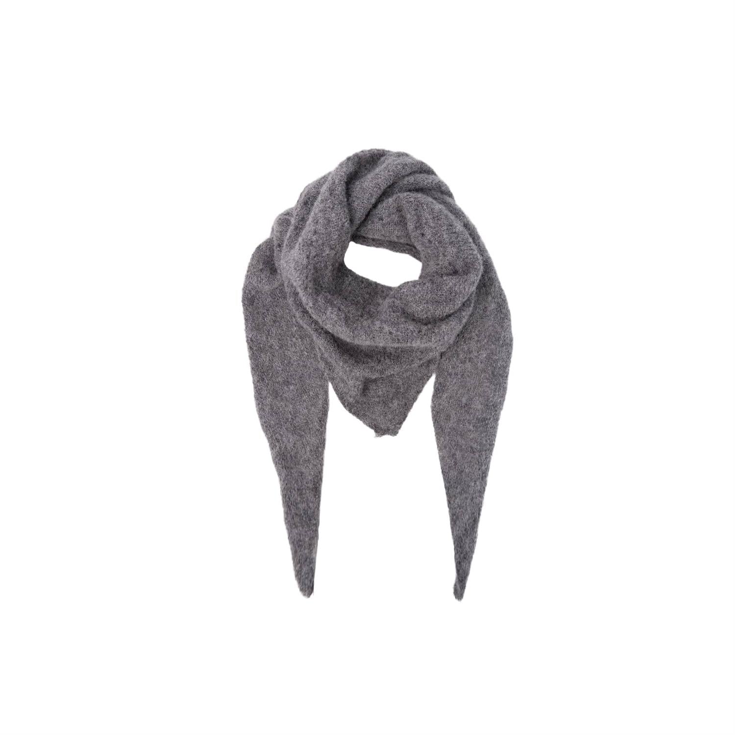 Bcdell knitted mini scarf Grå
