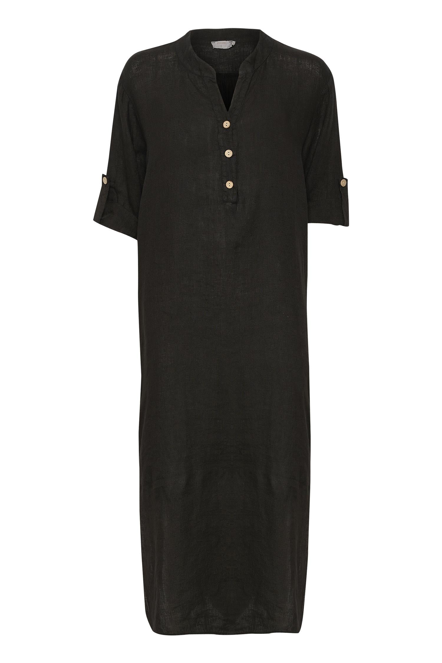 CRBellis Caftan Dress Pitch Black