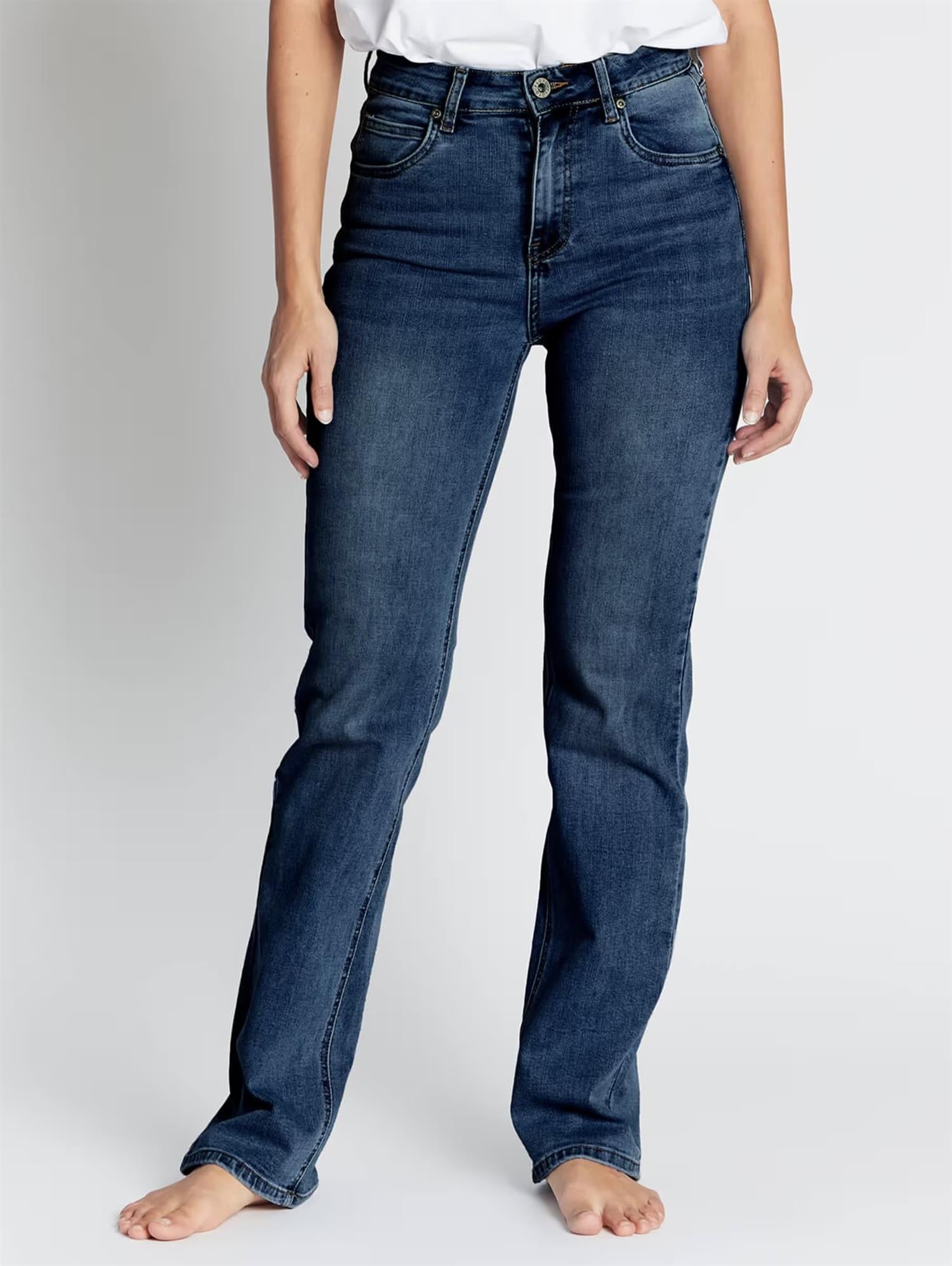 HANA 1016 JEANS Mørkeblå