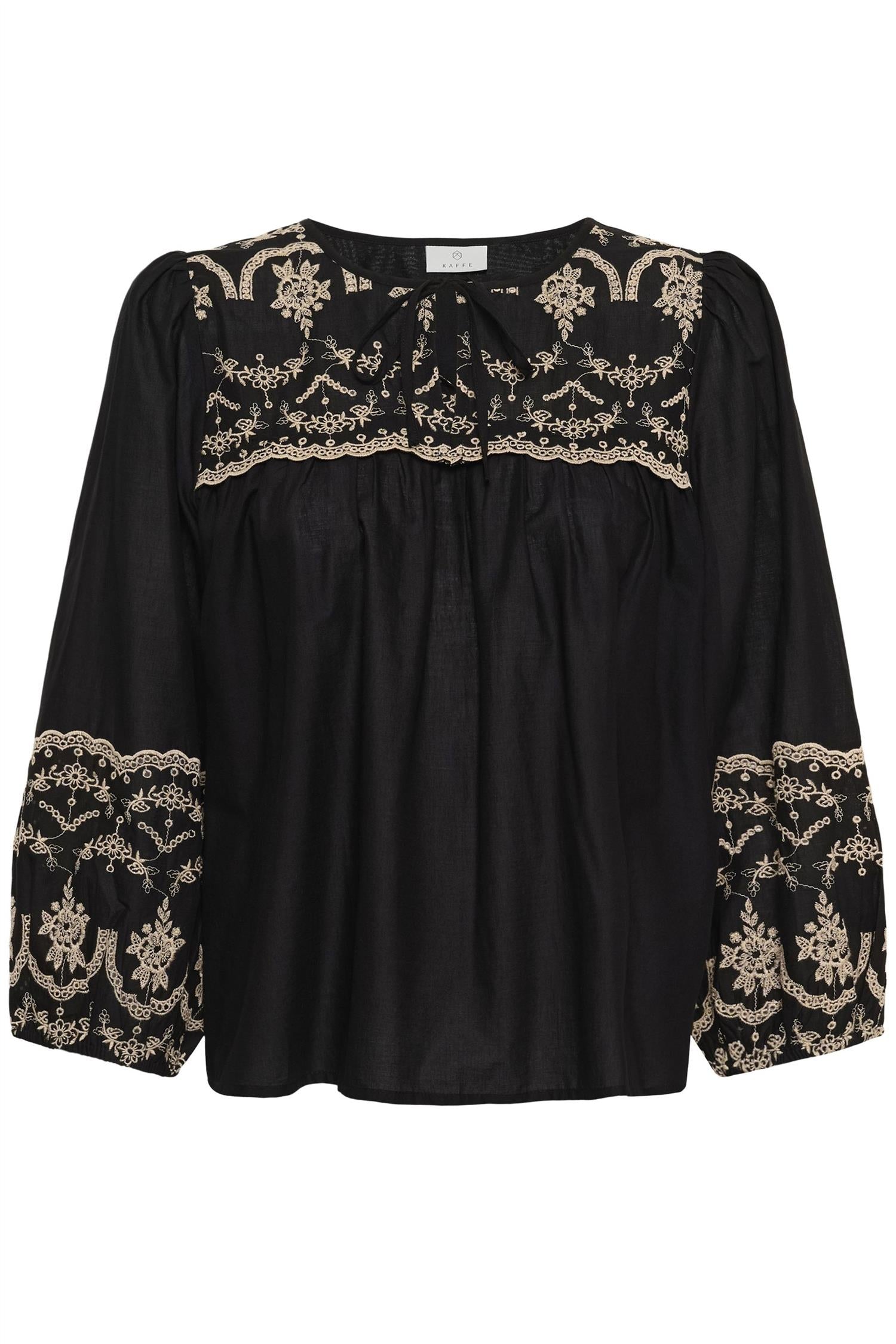Kakis Blouse Sort