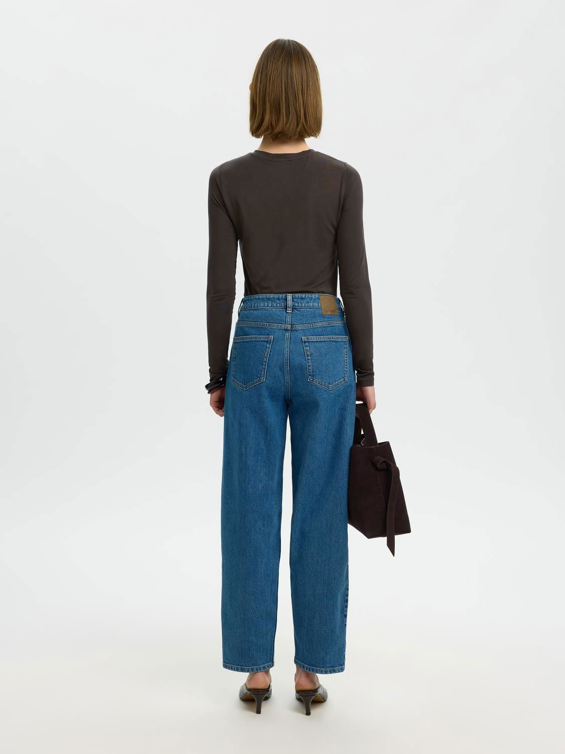 Slwmanja Ls O-Neck Noos Brun