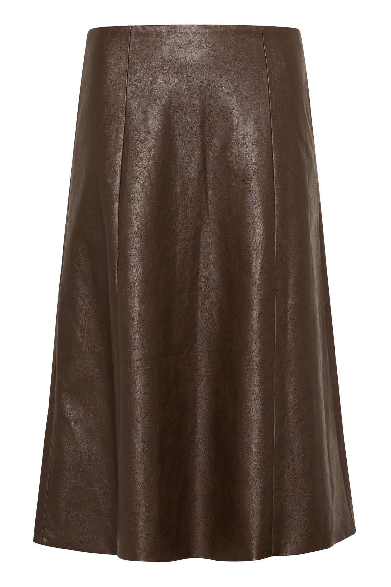 Crpaloma Skirt Brown Washed