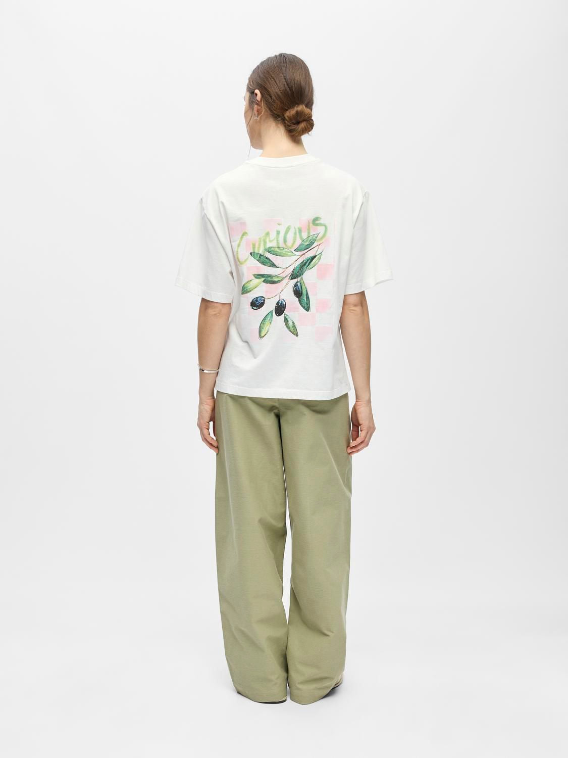 Objeliza 2/4 Lo T-Shirt Rep Hvit