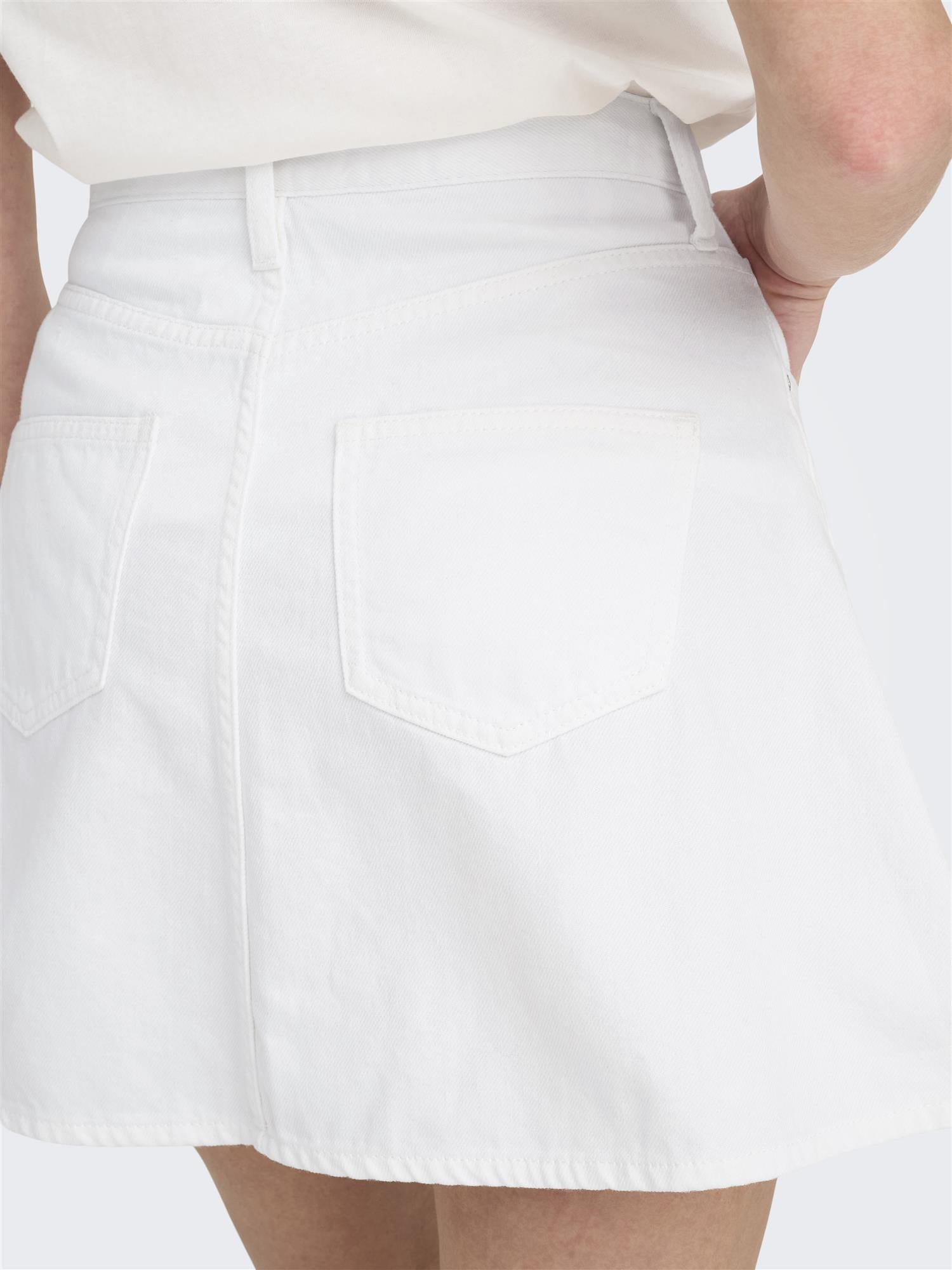 ONLEDEN A-SKIRT DNM PIM Hvit