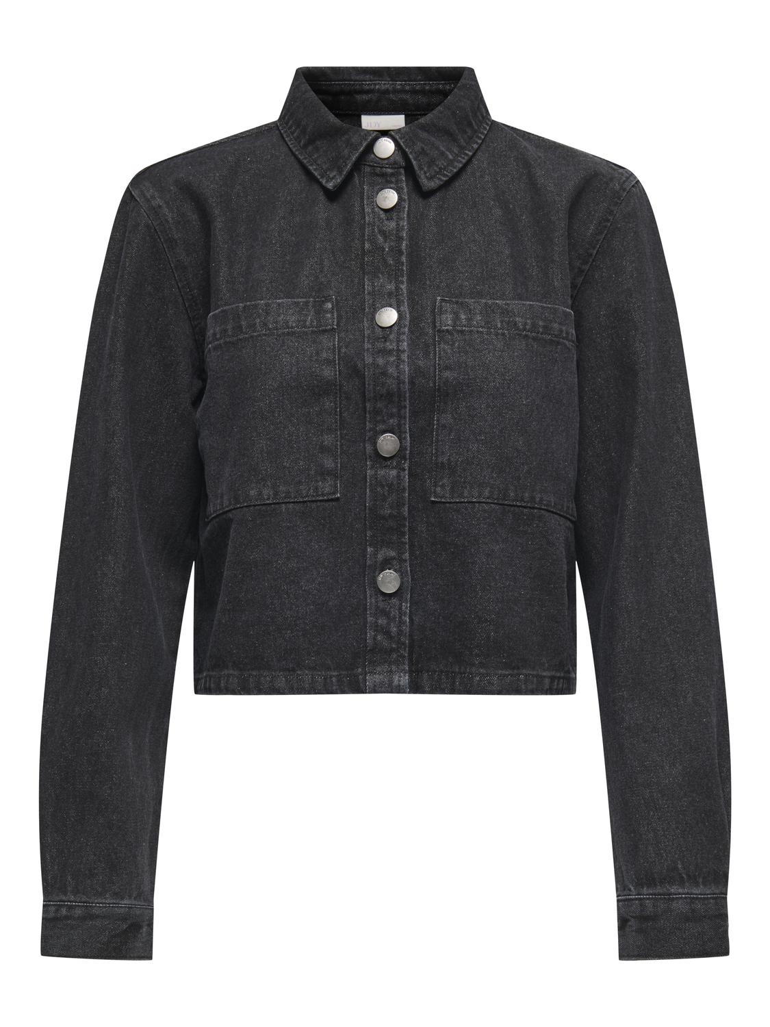 Jdymarly L/s Boxy Shacket Dnm Noos Sort