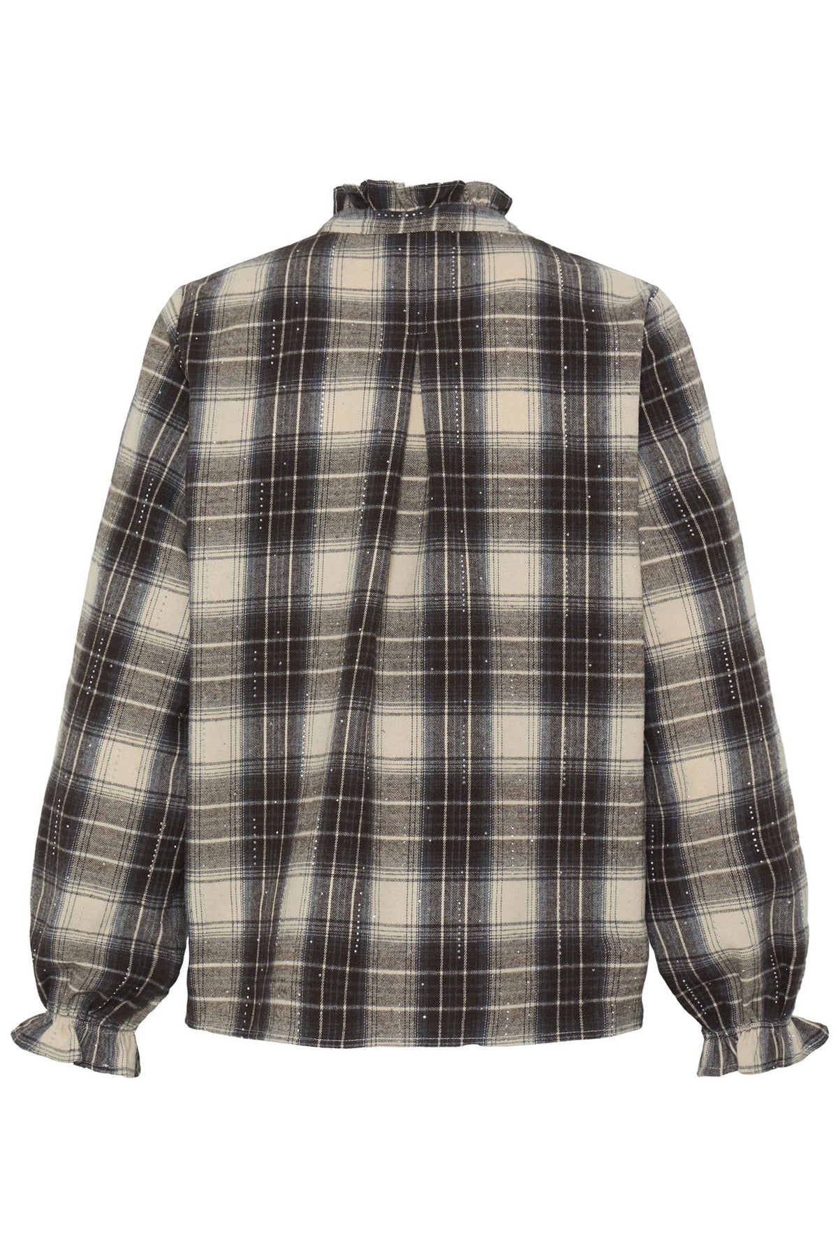 Pzkamma Ls Frill Shirt Beige