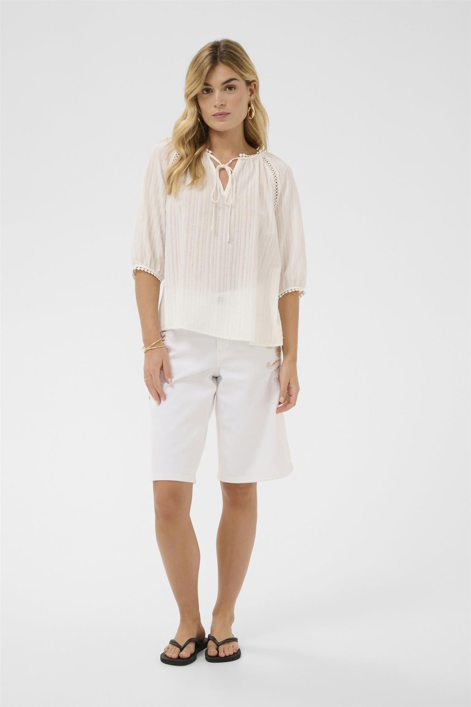 Crminna Blouse Hvit