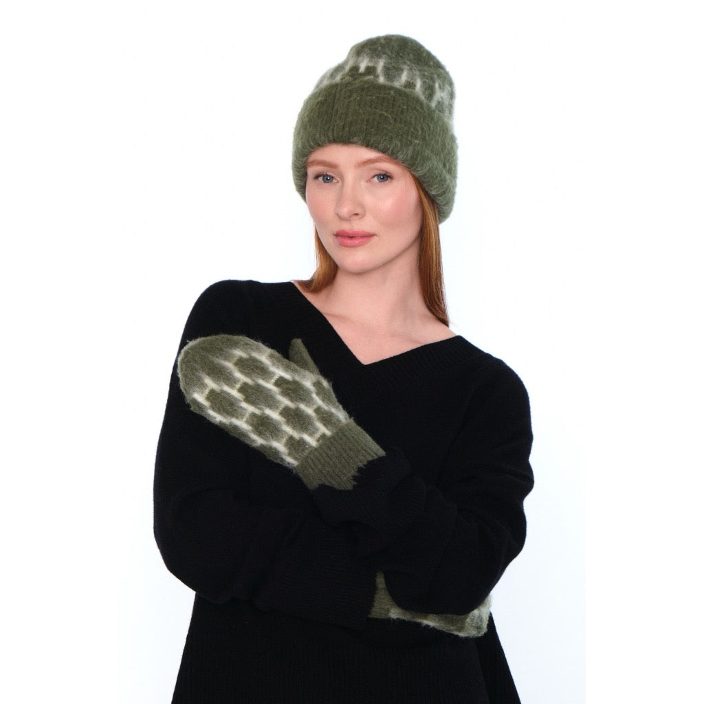 Gera beanie Grønn