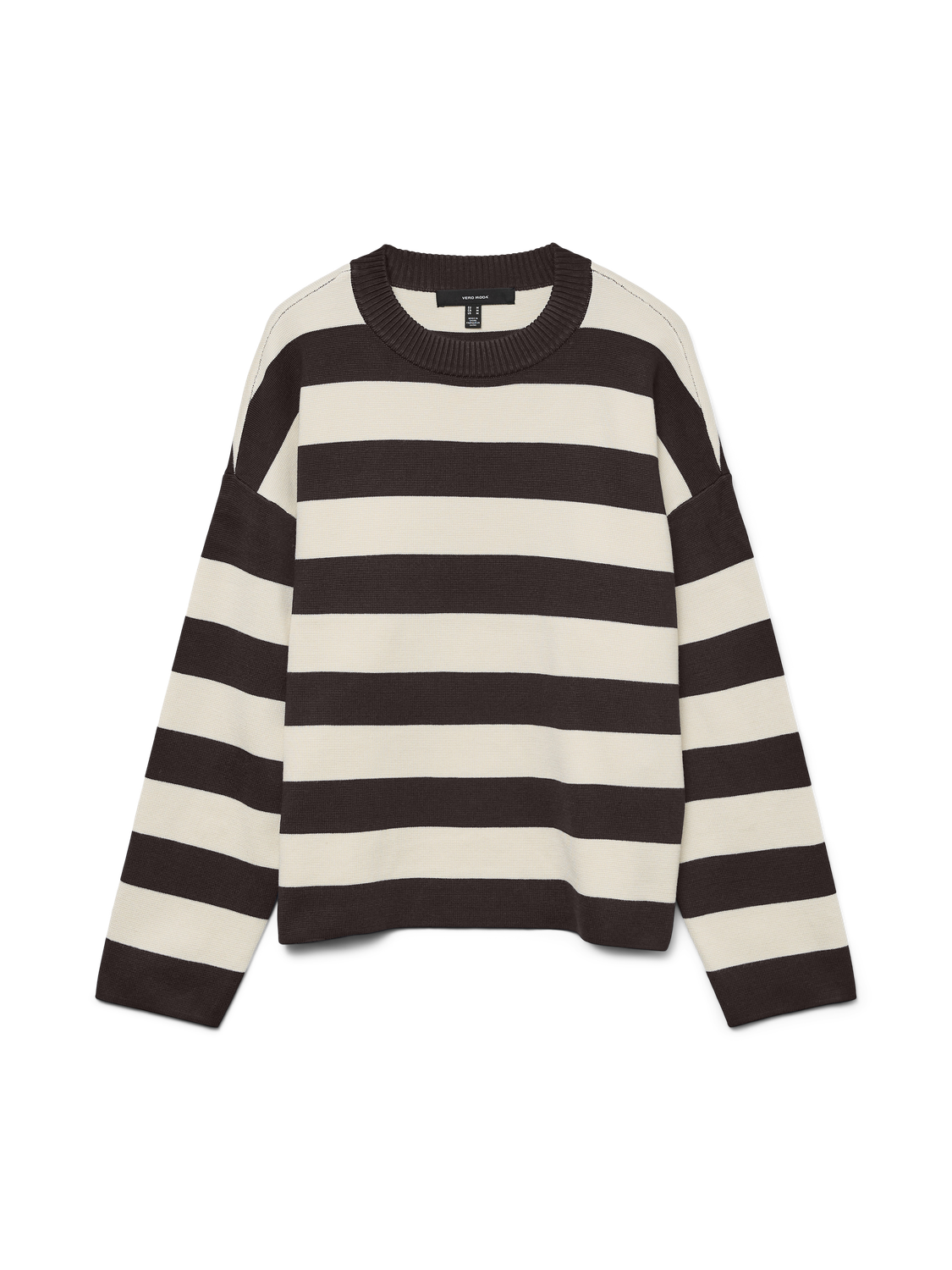 VMSILJE LS O-NECK BOXY PULLOVER NOOS Brun