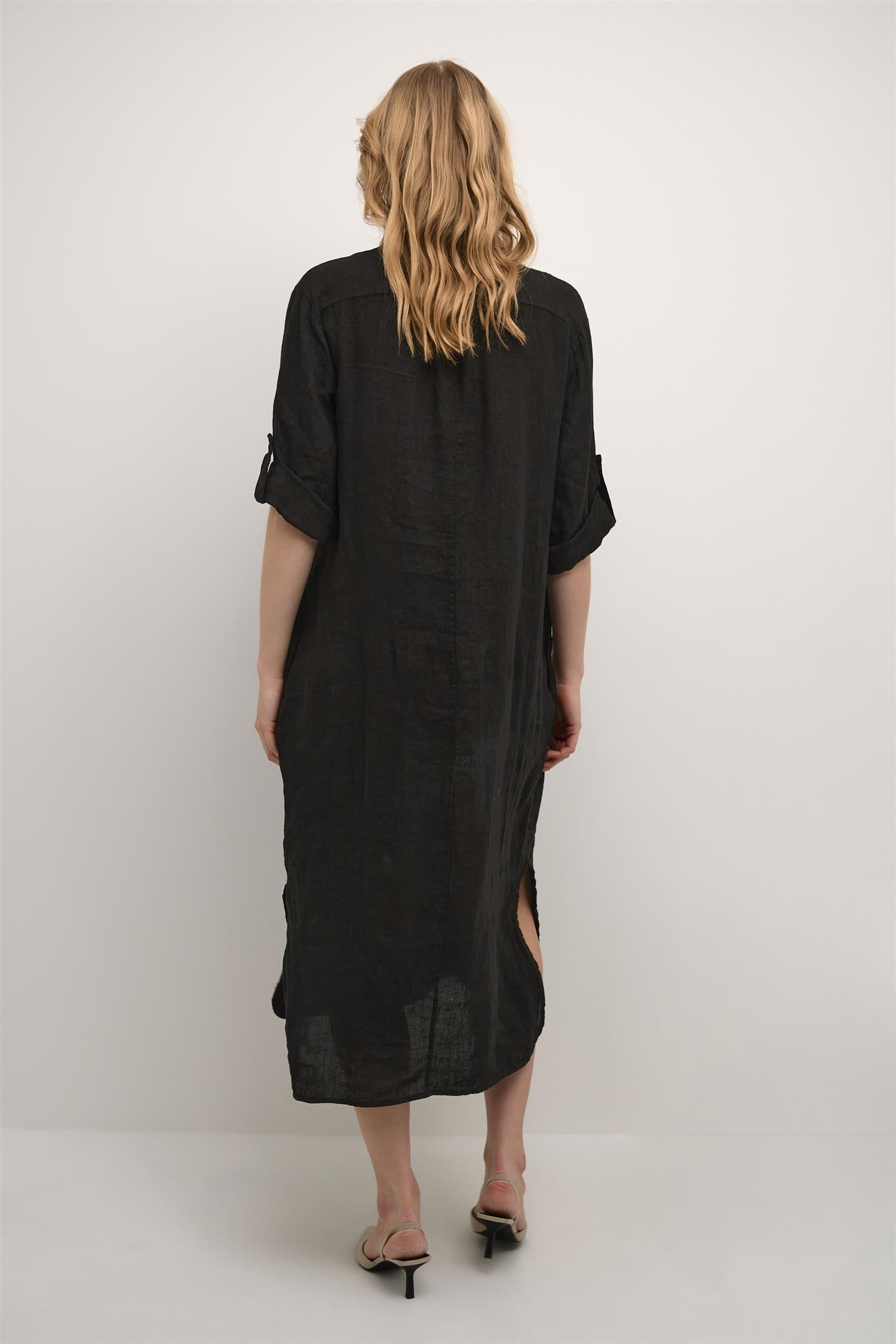 CRBellis Caftan Dress Pitch Black
