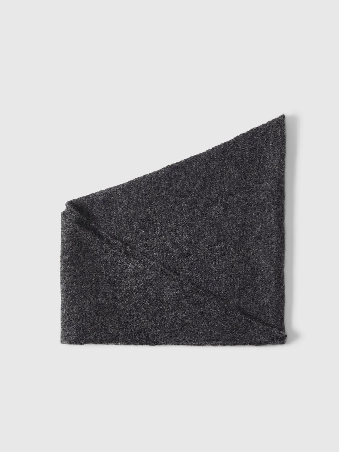 Slfmaria Narrow Cashmere Scarf Mørkegrå
