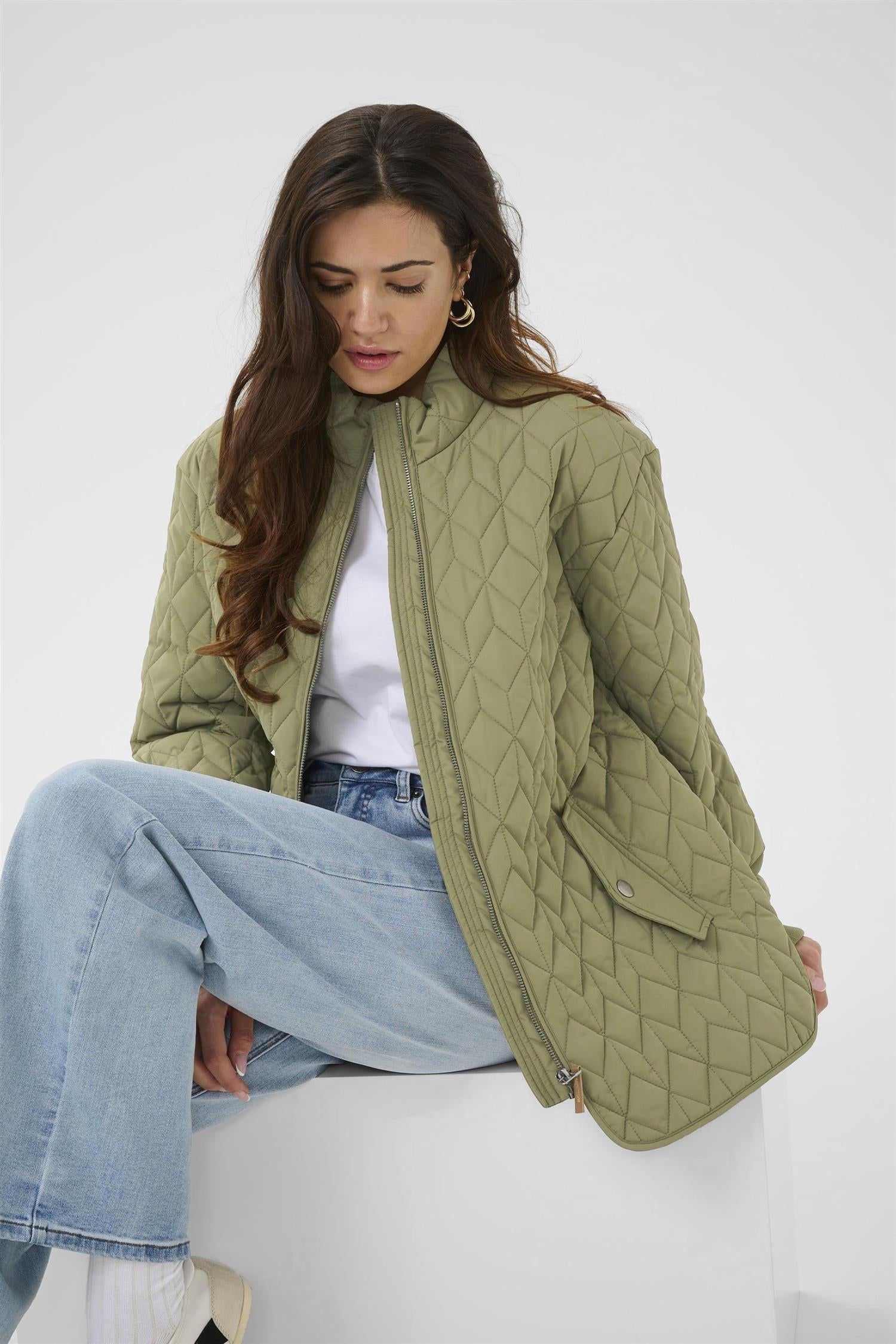 Kaleila Quilt Jacket Grønn