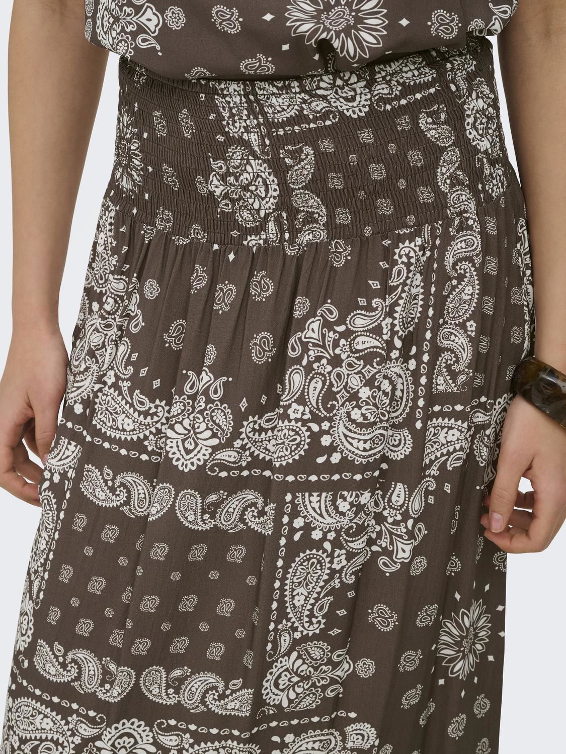 Onlsaki Ambel Long Band Skirt Wvn