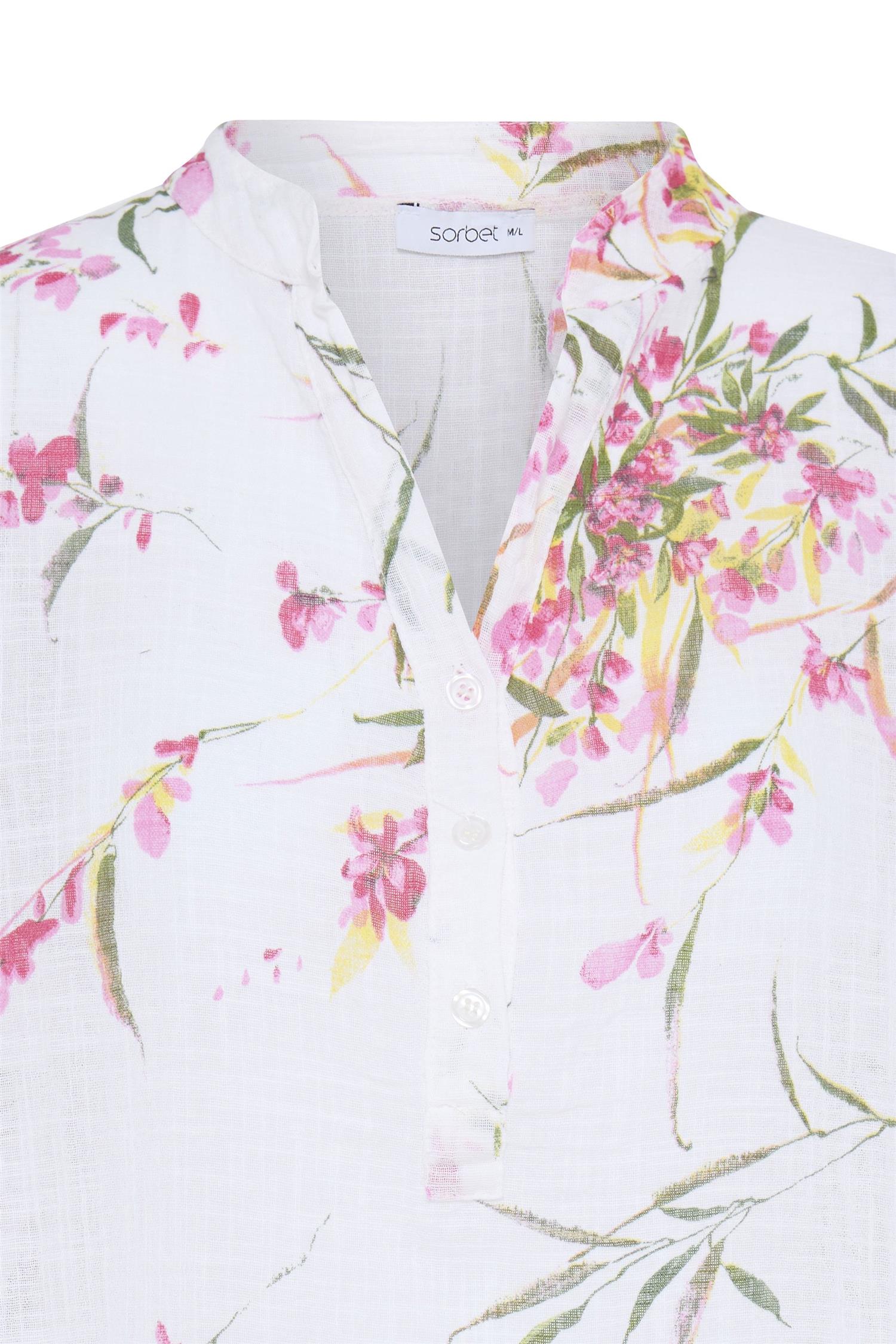 Sbalexa G Flo Blouse Hvit