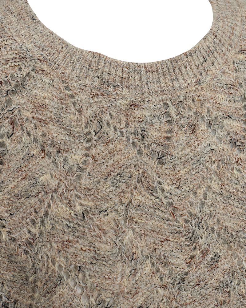 Fqestweed-Pullover Beige