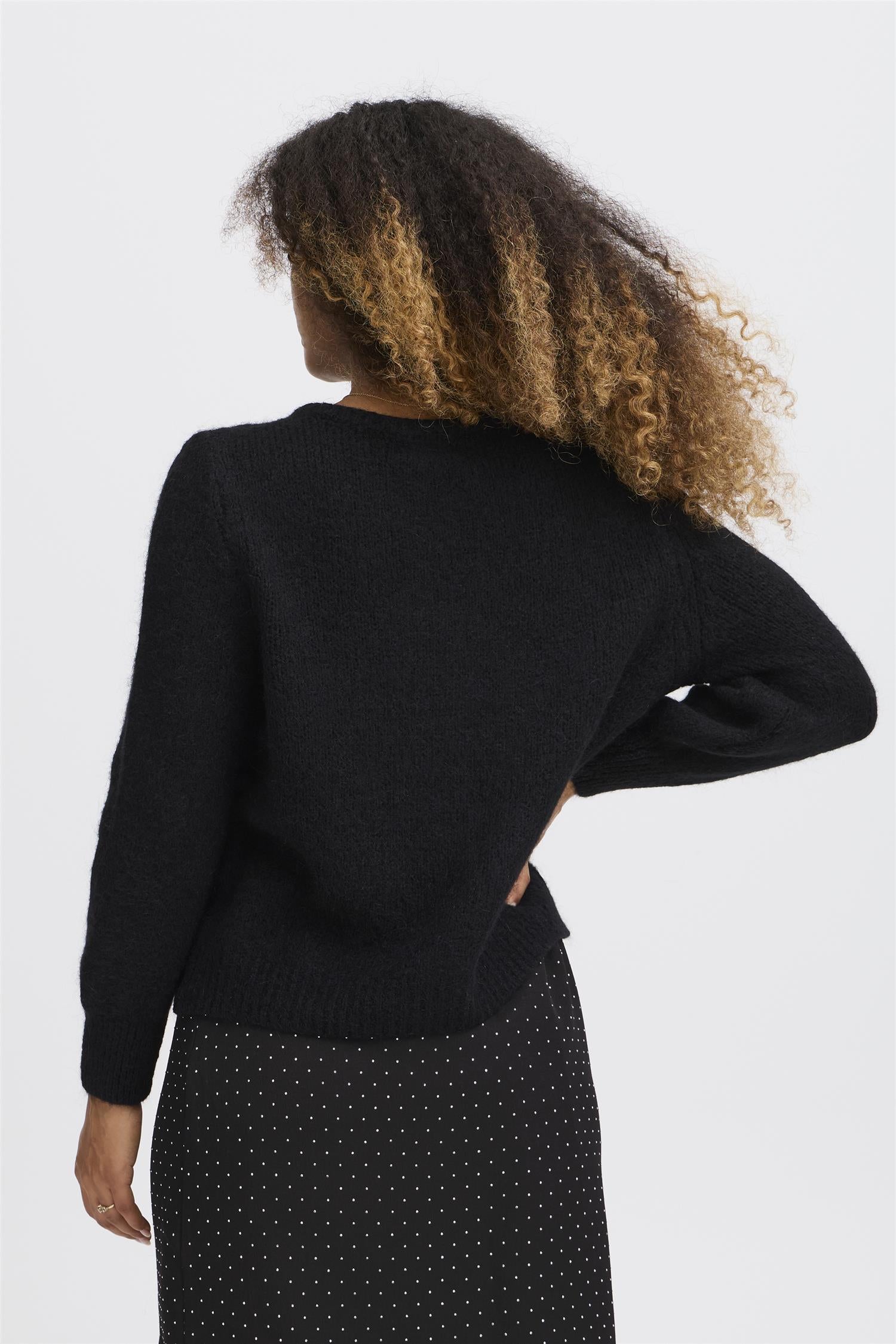 Sbgulvig Knit Cardigan Svart