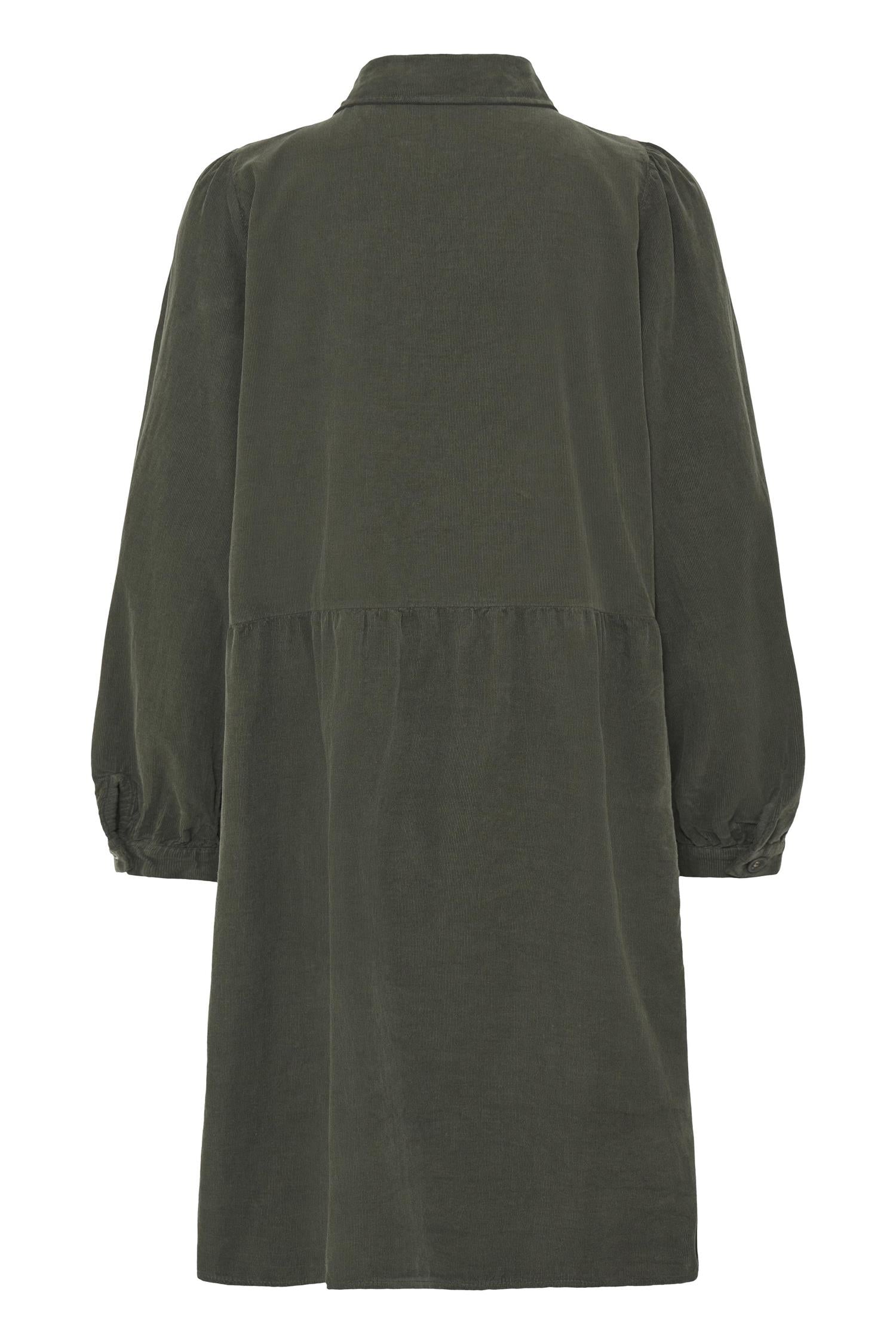 Sbladycord Dress Grønn
