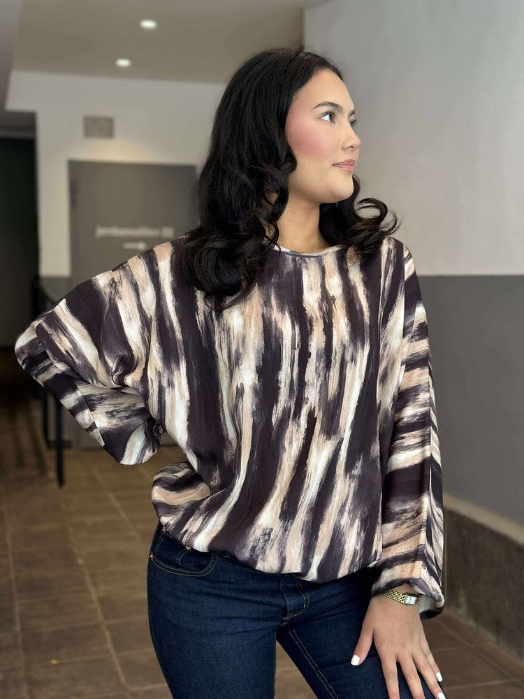 ELLA BLUSE Svart