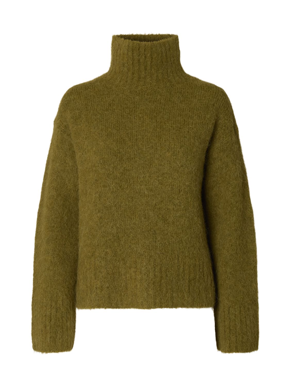 Slwgabriella Ls Knit High Neck Noos Grønn