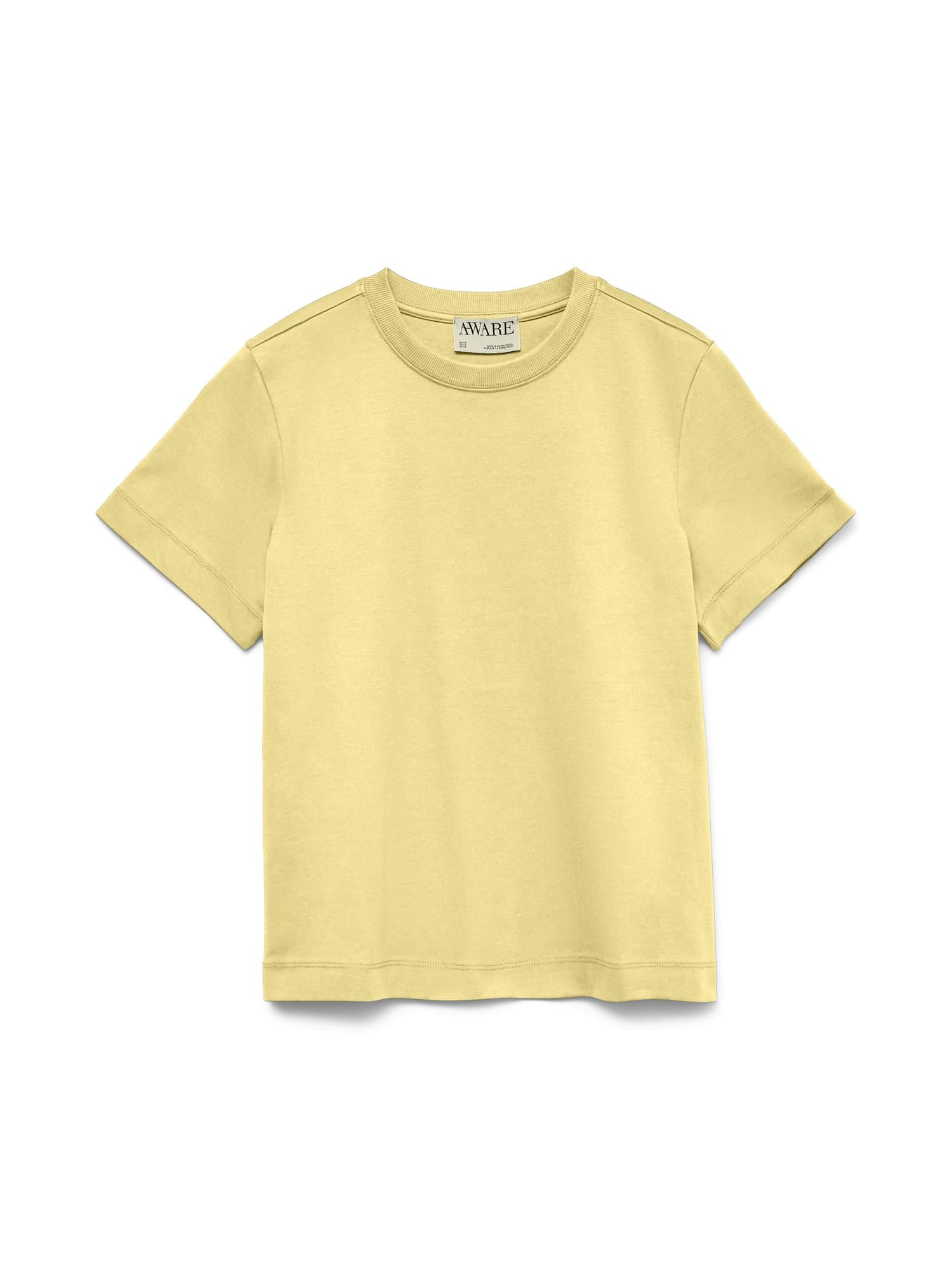 Awnaima Ss O-Neck T-Shirt Noos Gul