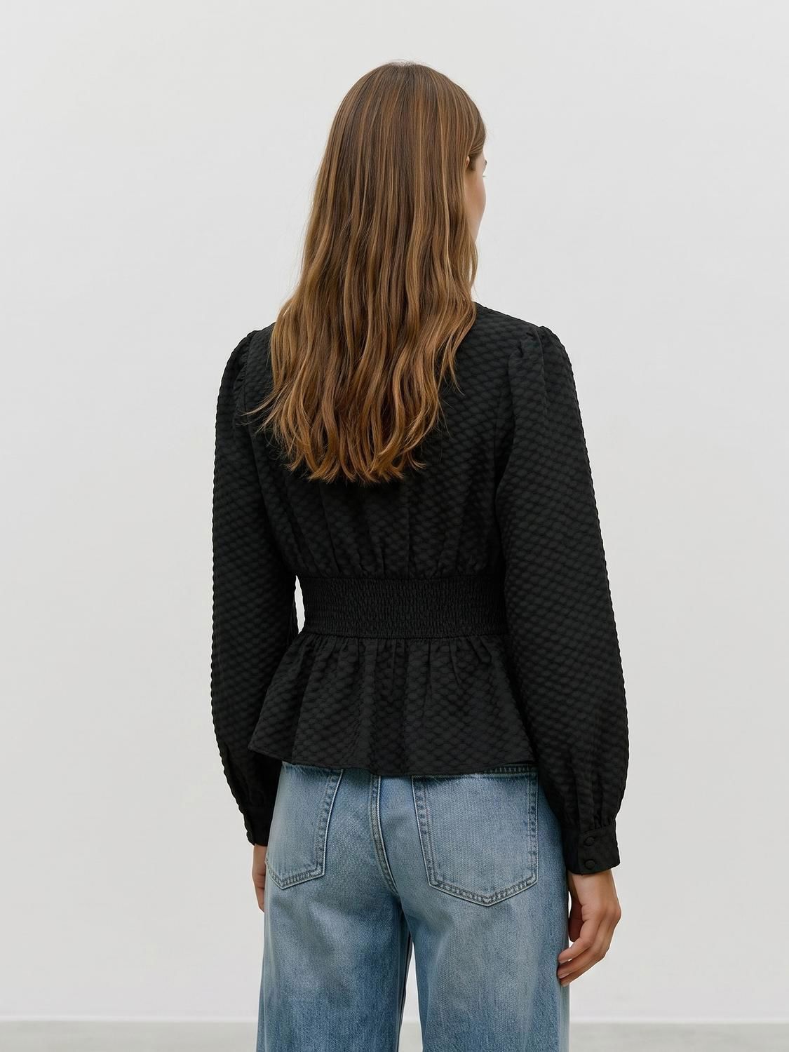 Vmaugusta Ls Button Top Wvn Sort