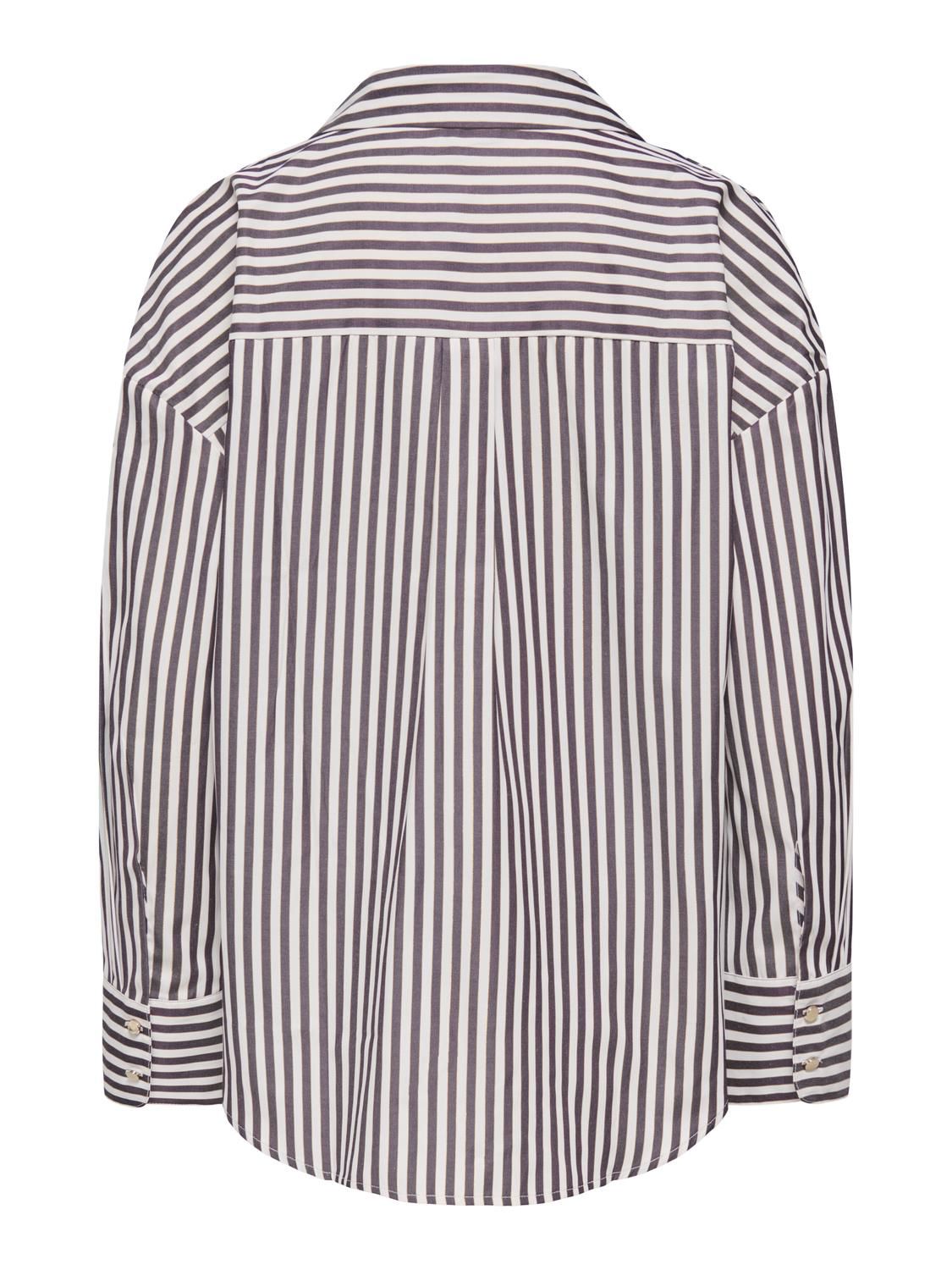 Jdyvesper L/s Lurex Shirt Wvn Brun