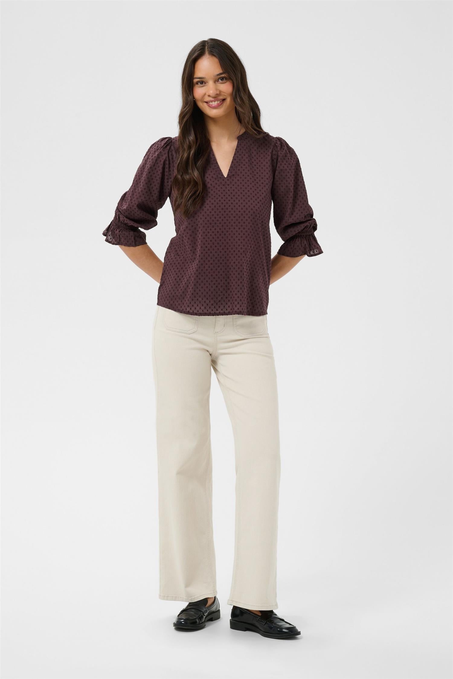 Kajordis Blouse Brun