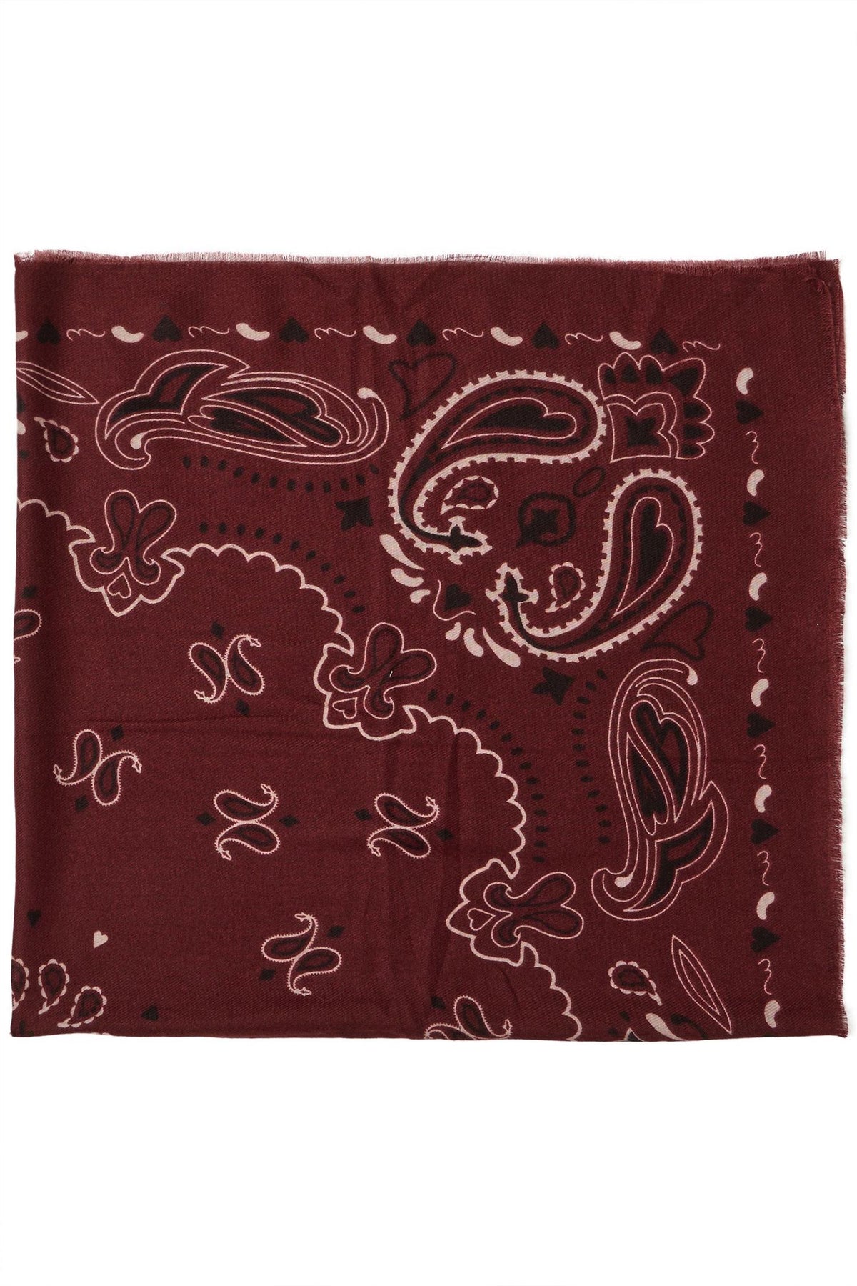 Sbxpaisa Scarf 2 Burgunder