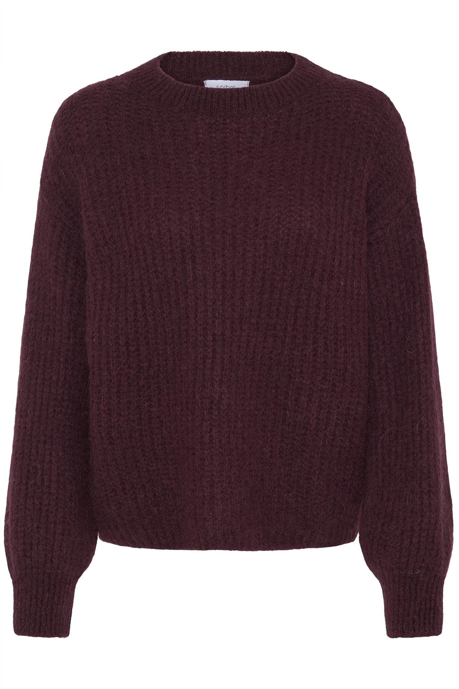 Sbgulvig Bellis Knit Blouse Burgunder