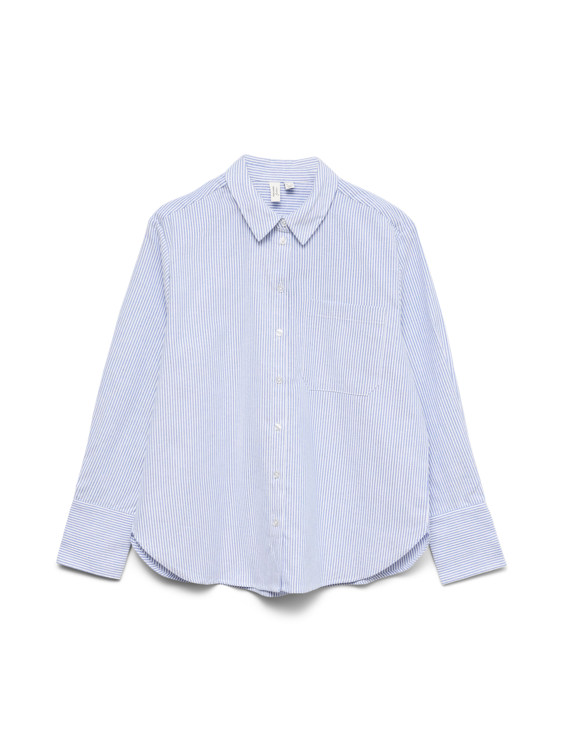 Vminge L/s Shirt Wvn Btq Blå