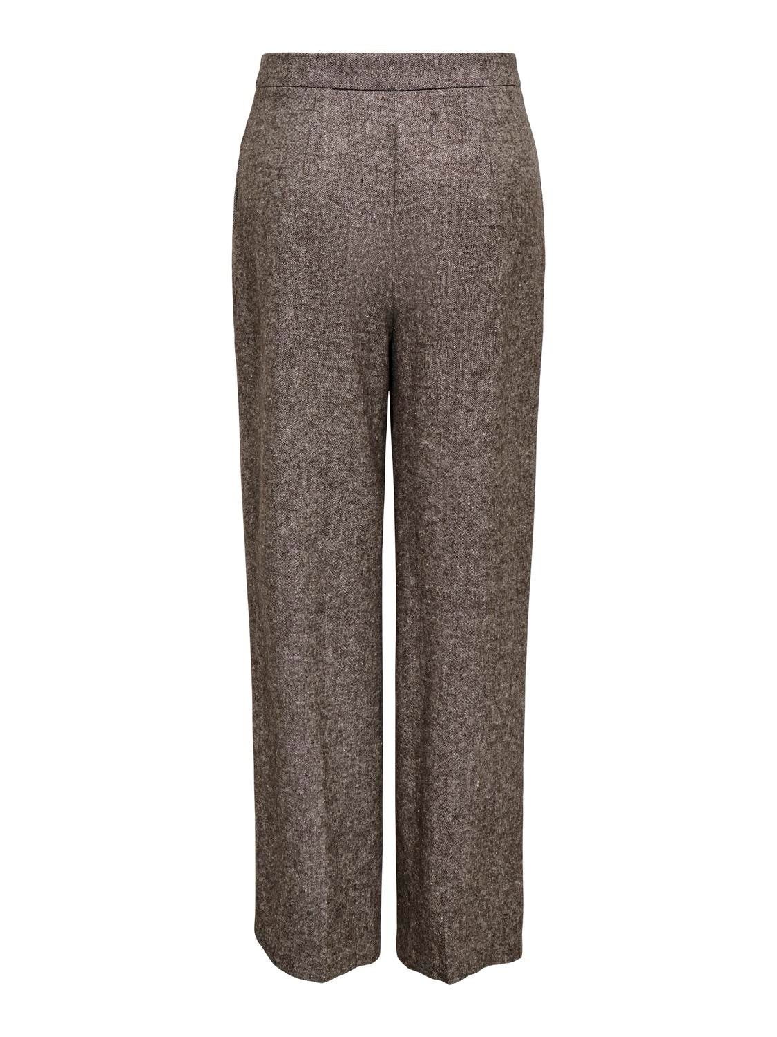 Onlbekka Life Hw Wide Wool Look Pant Tlr Sort