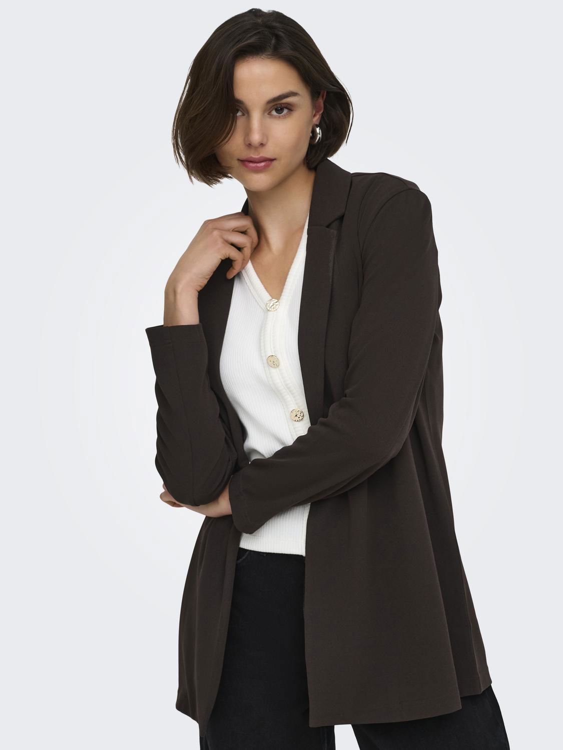 Jdygeggo Life L/s Blazer Jrs Noos Brun