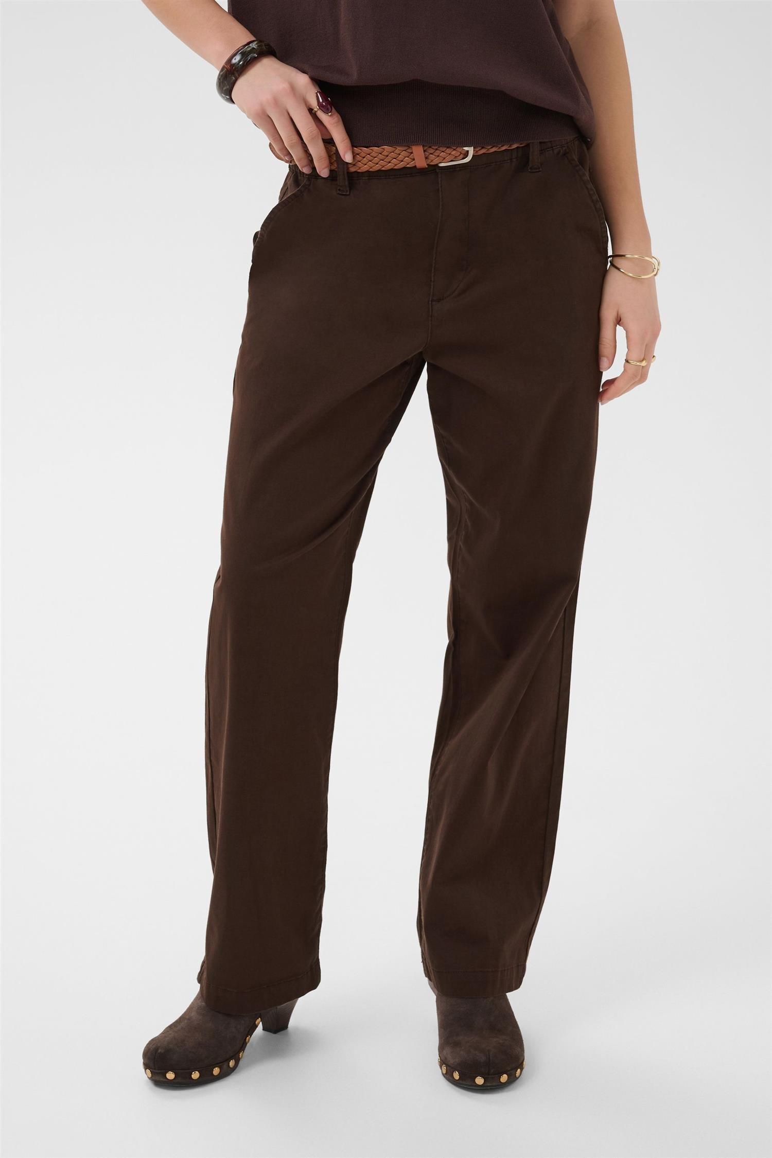 Crlorraine Belt Pant Brun