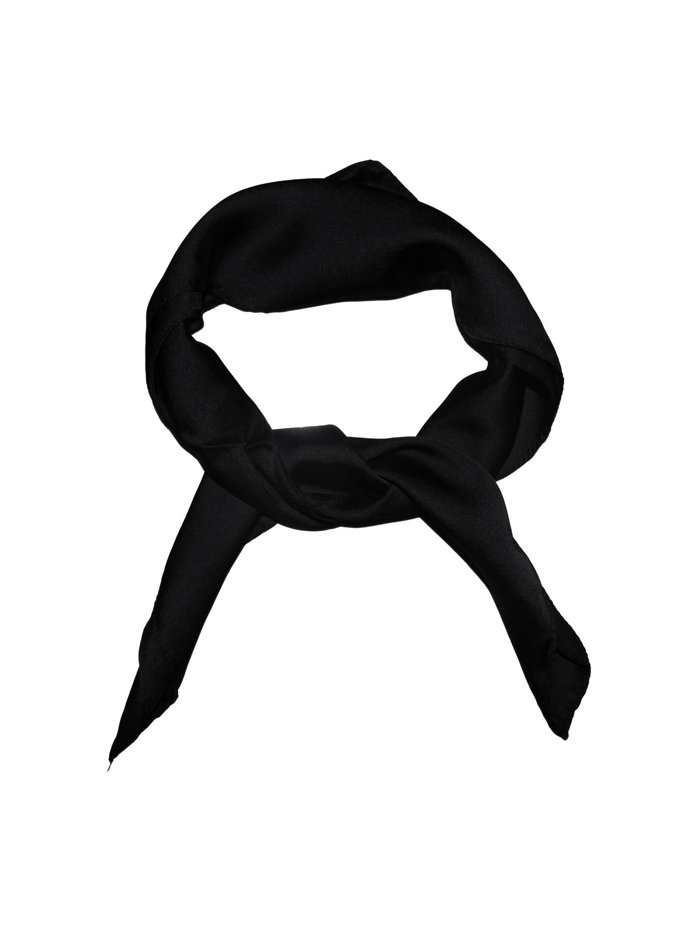 Skjerf ensfarget Svart